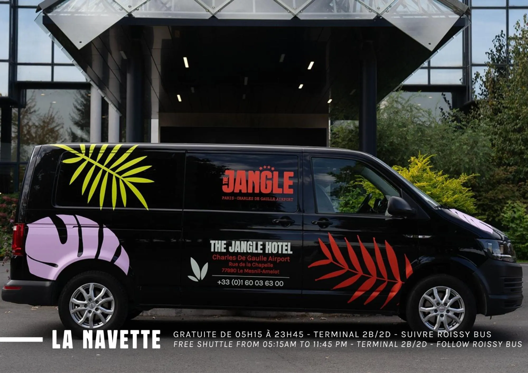 Parking in The Jangle Hotel - Paris - Charles de Gaulle - Airport