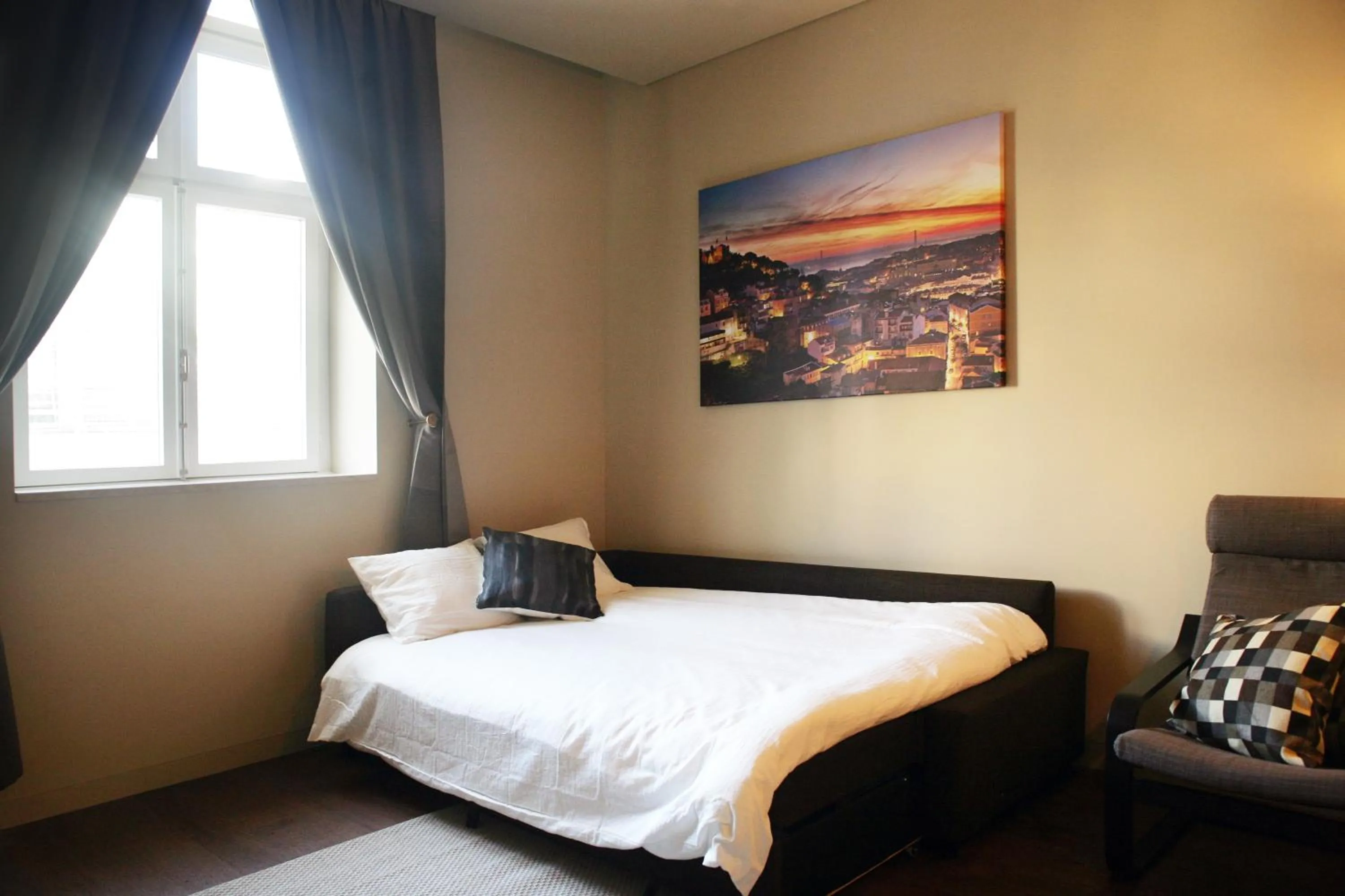Bed in Mercado da Ribeira 5 Stars Apartment
