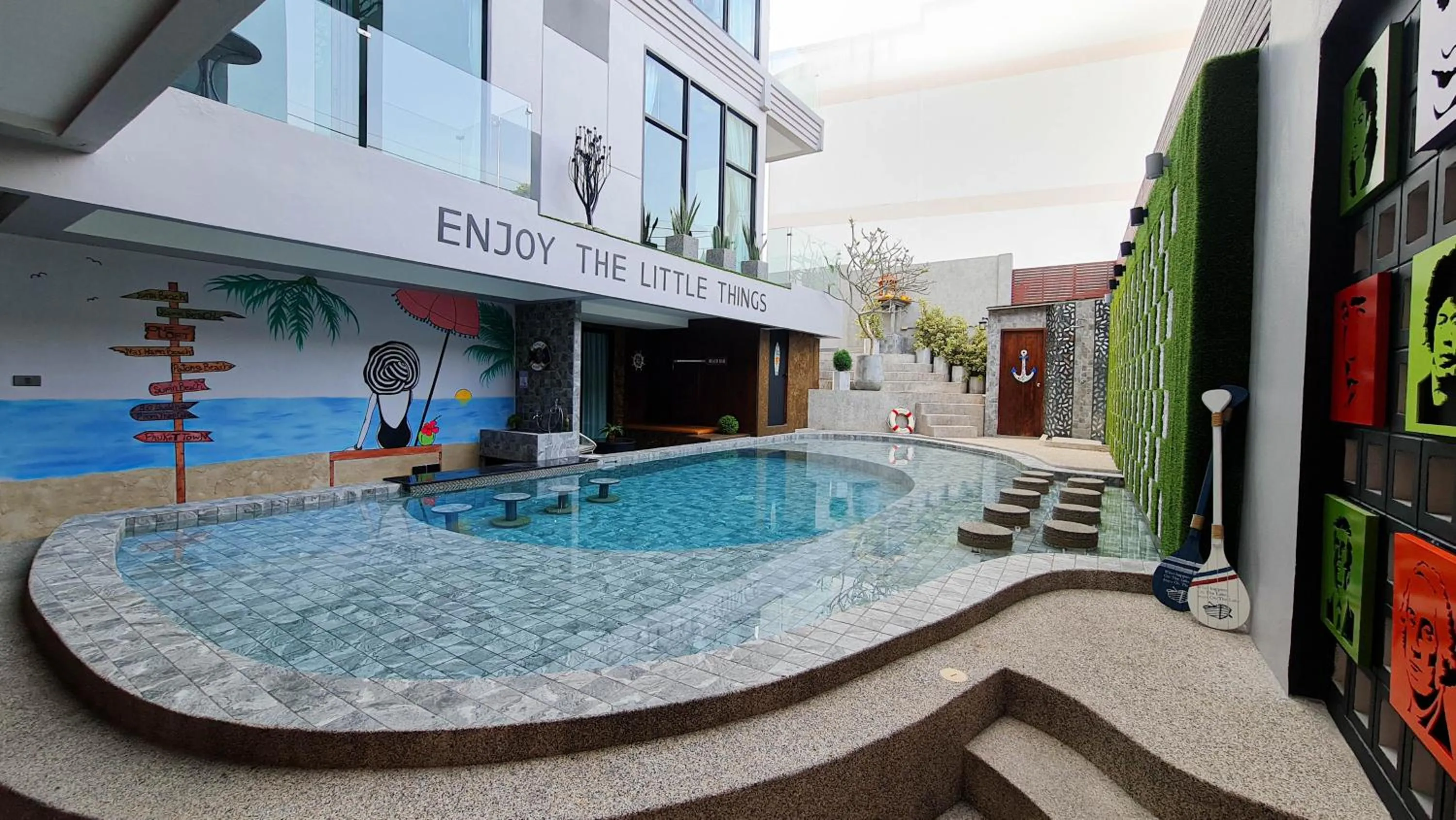 Swimming pool in OneLoft Hotel