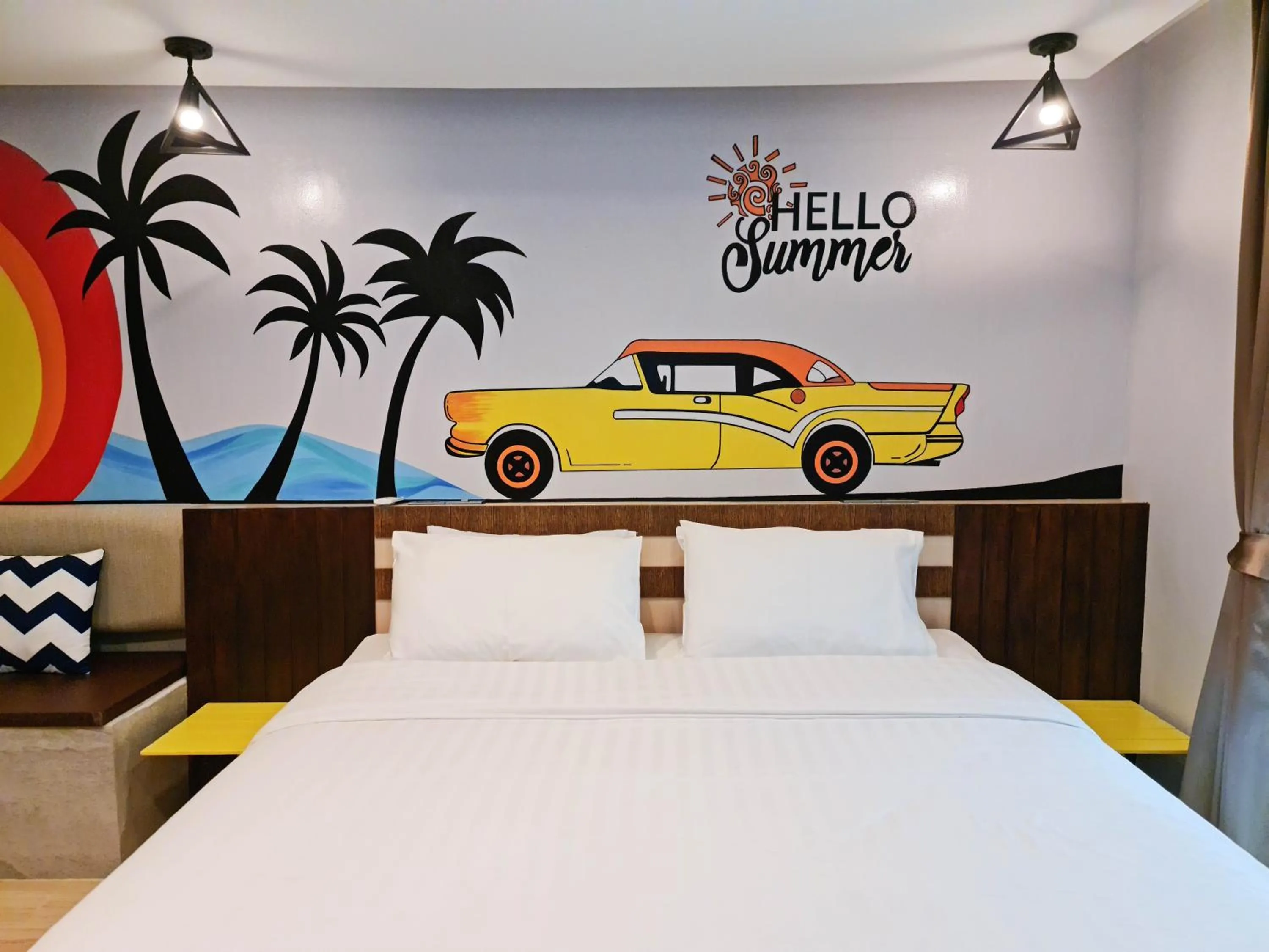 Bed in OneLoft Hotel