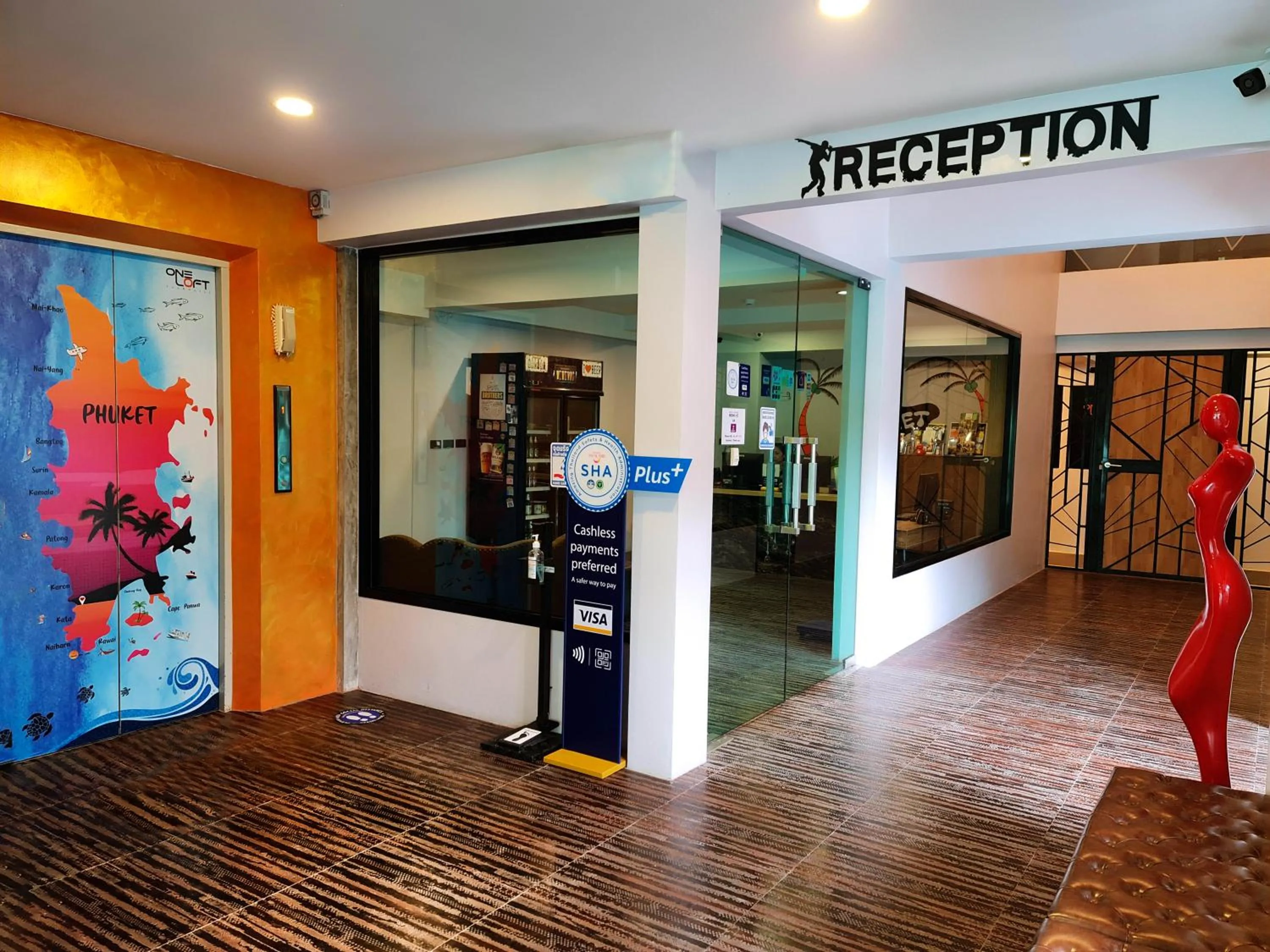 Decorative detail in OneLoft Hotel