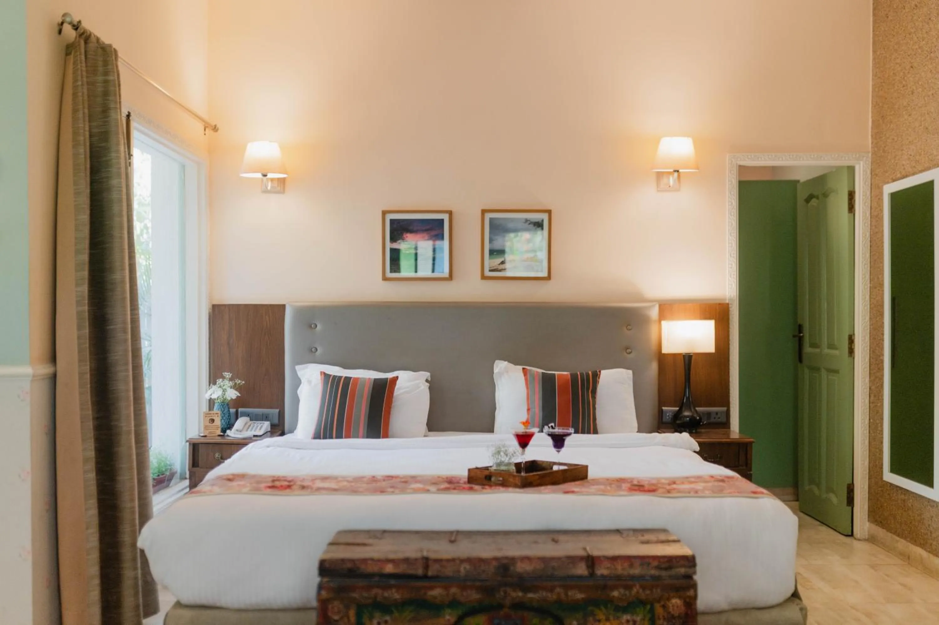 Bedroom, Bed in Karma Chalets