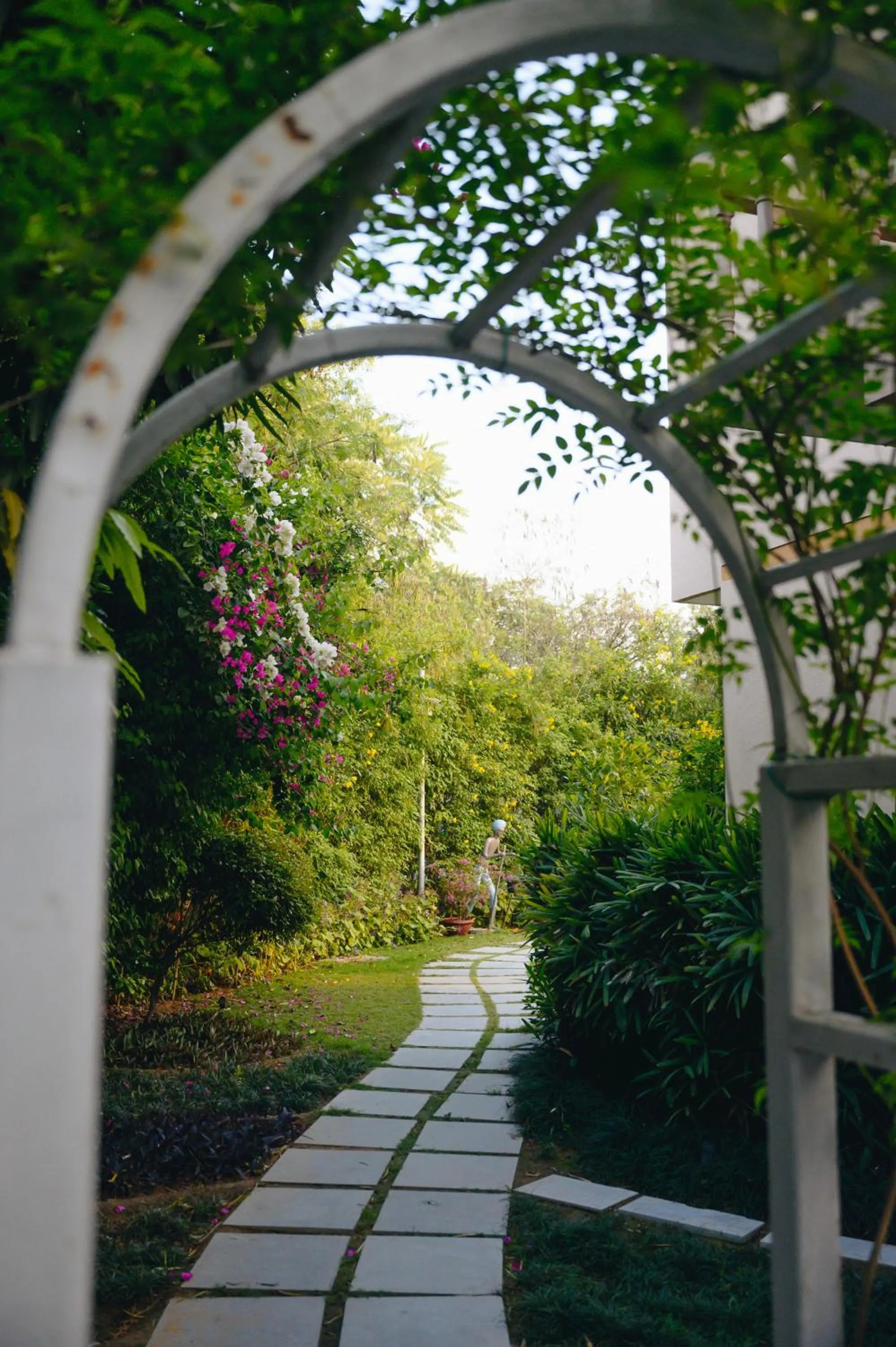Garden view in Karma Chalets