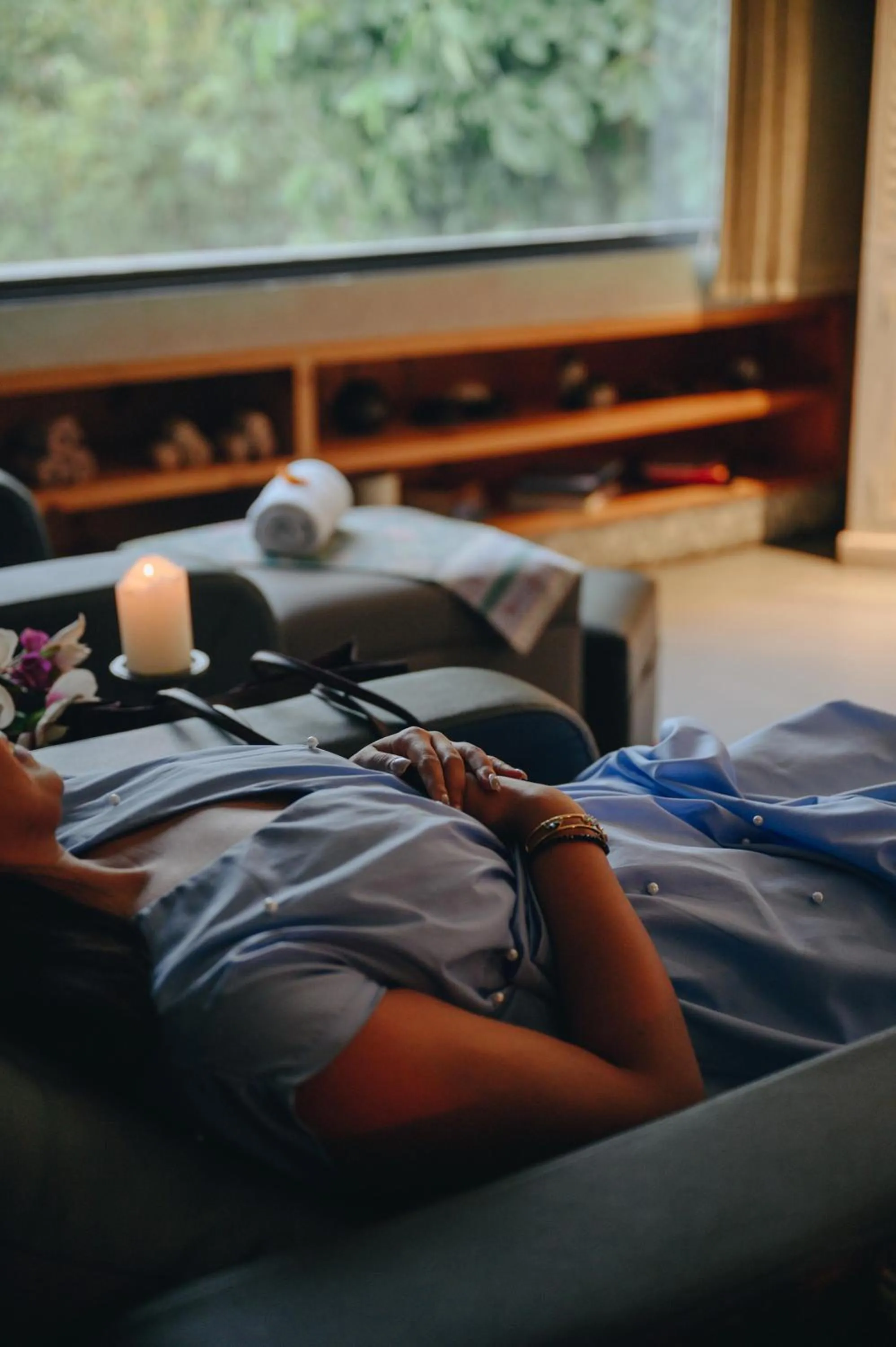 Spa and wellness centre/facilities, Bed in Karma Chalets