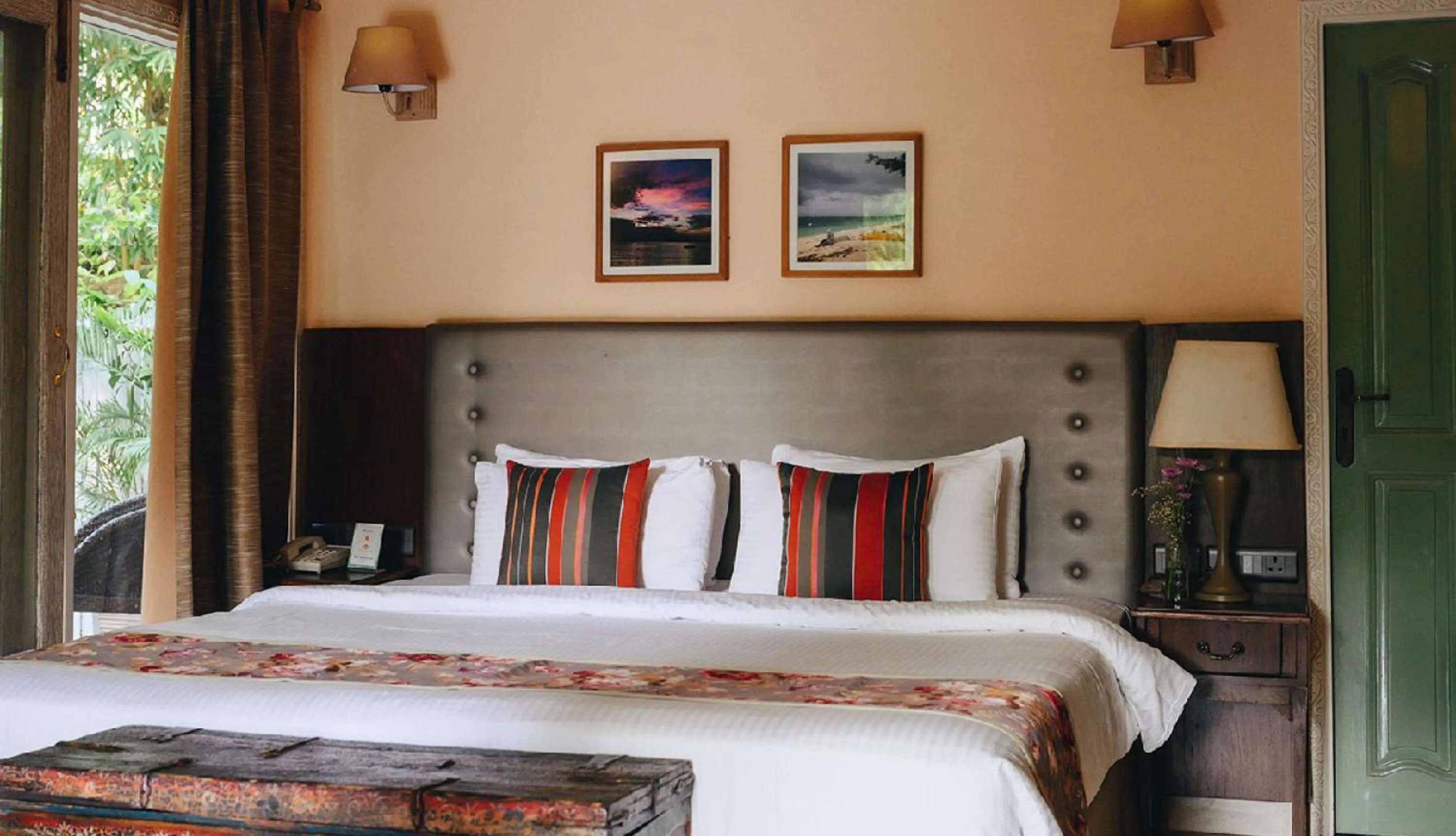 Bed in Karma Chalets