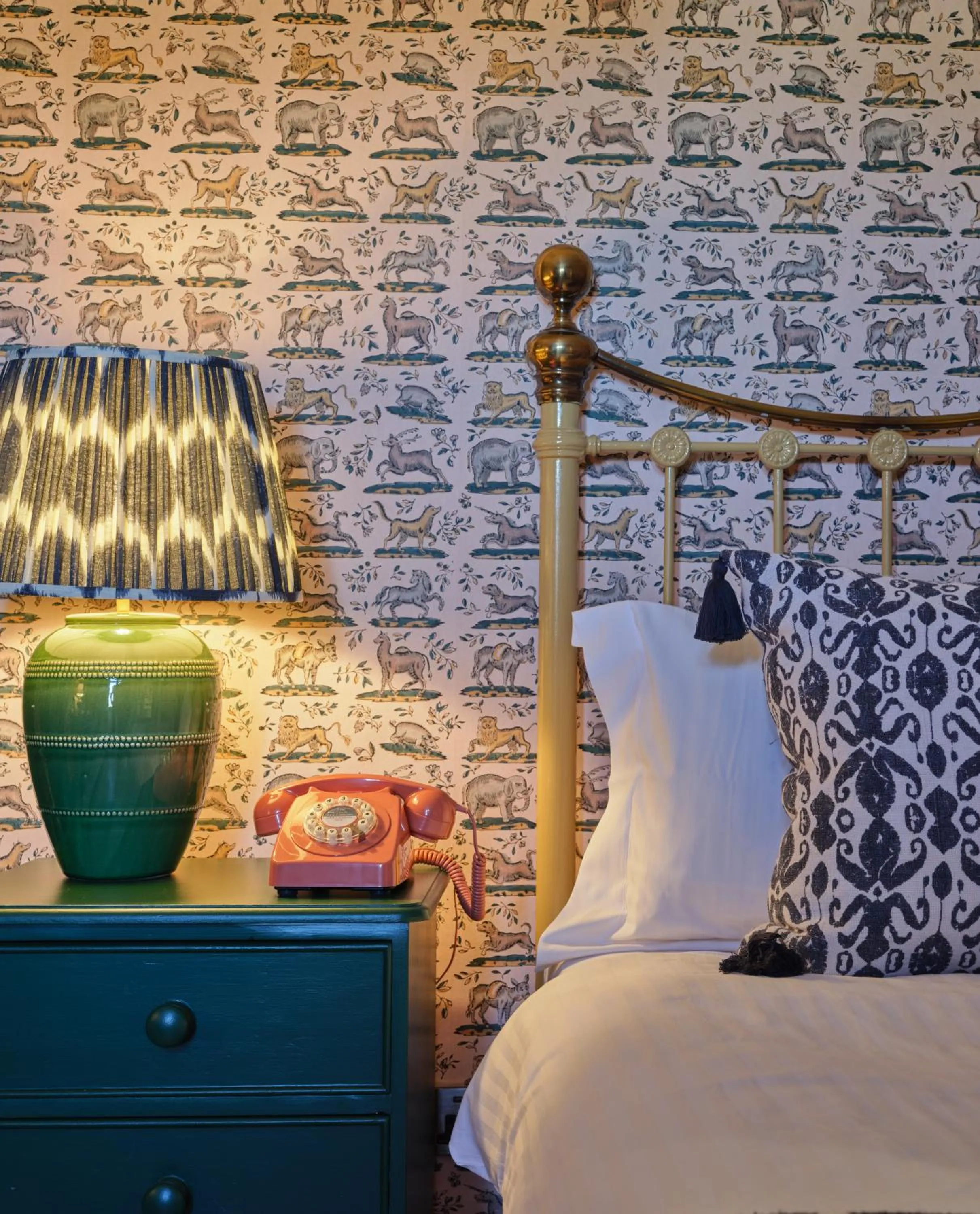 Bed in Old Bell Hotel