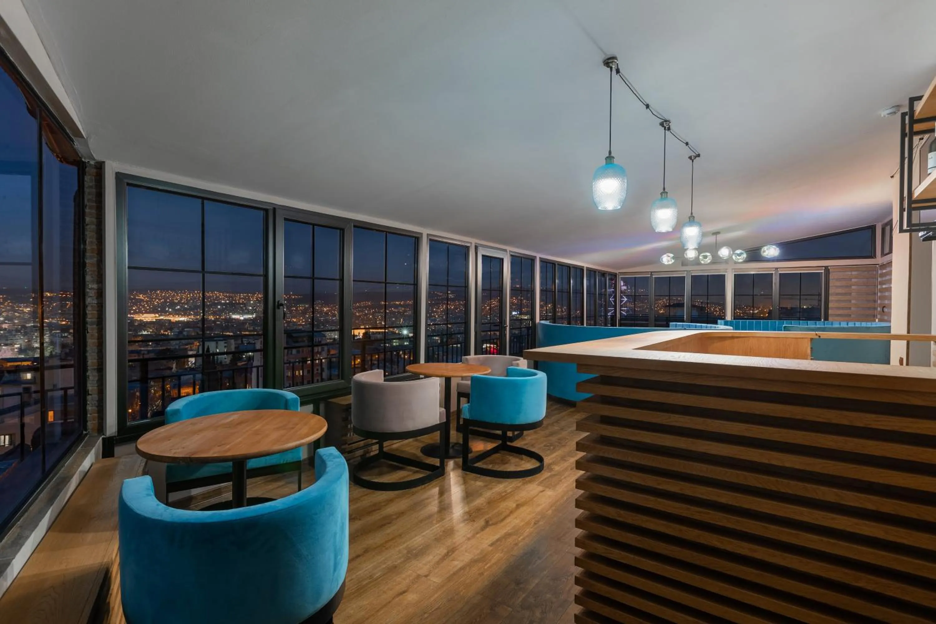 Seating area in Hotel Libretto