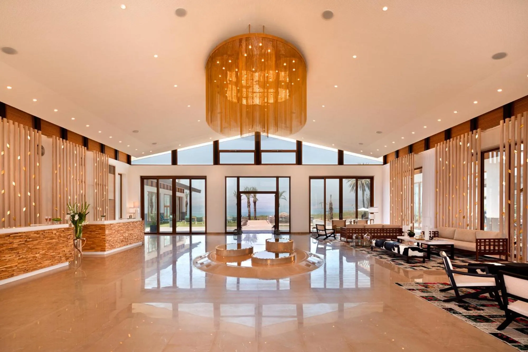 Lobby or reception in The Setai Sea Of Galilee