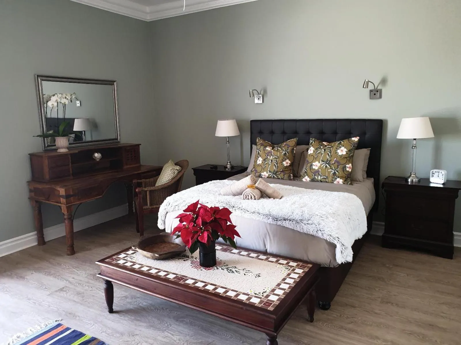 Bed in Fairway Guest House