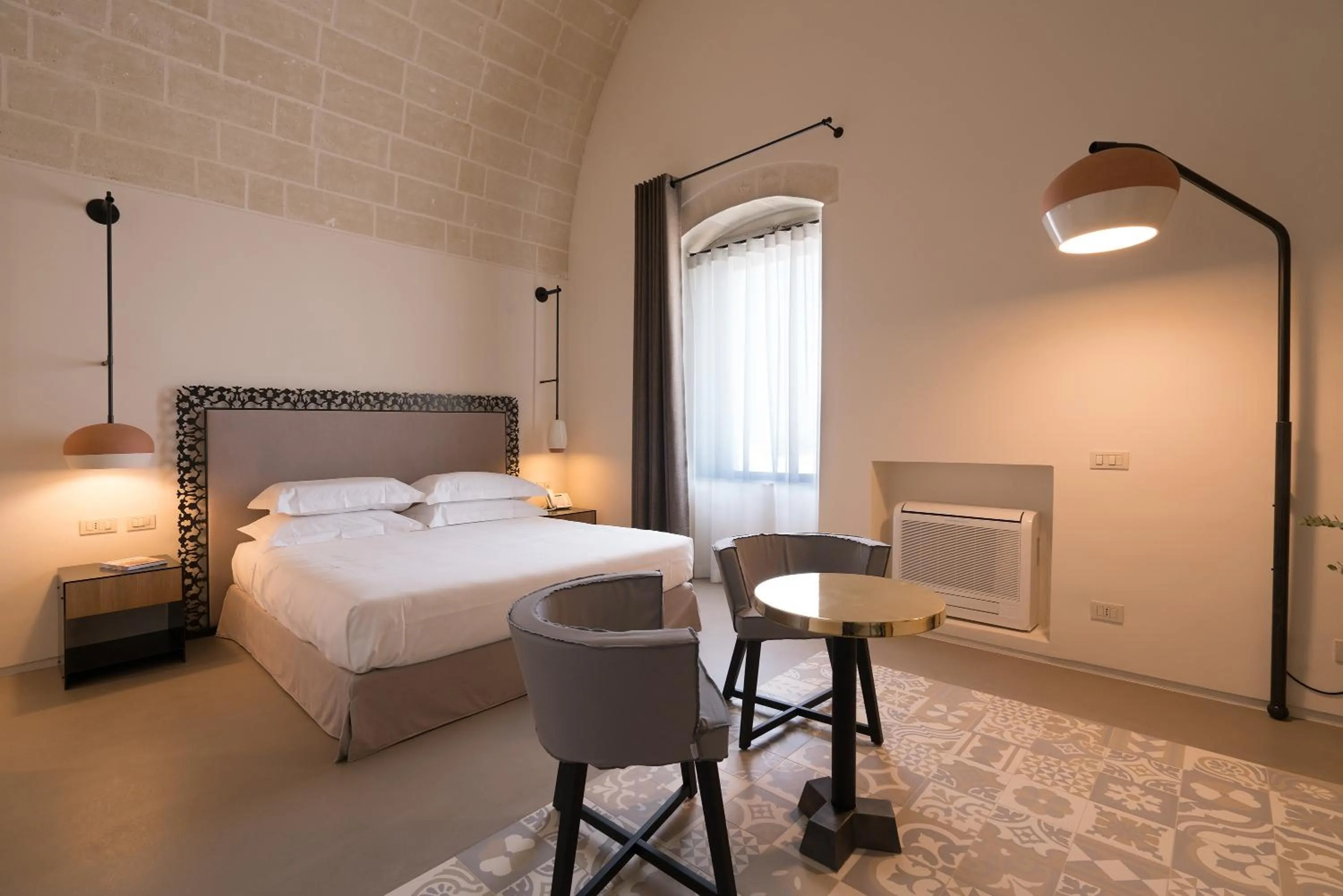 Bed in Masseria Amastuola Wine Resort