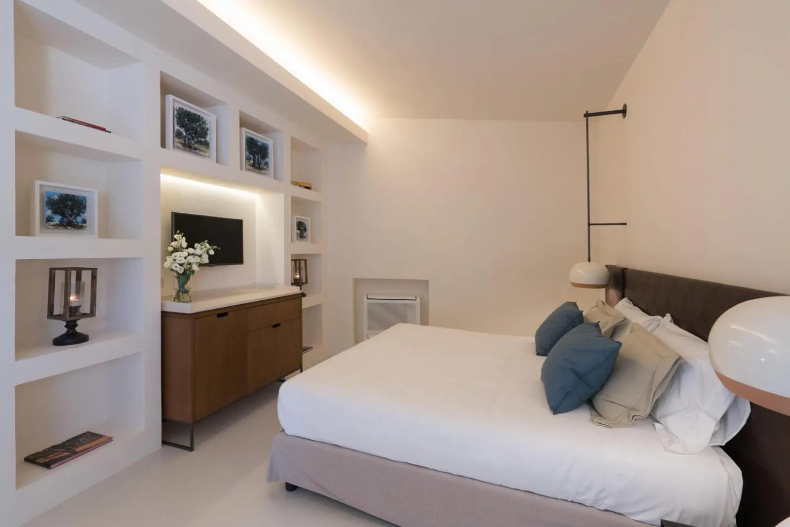 Bed in Masseria Amastuola Wine Resort