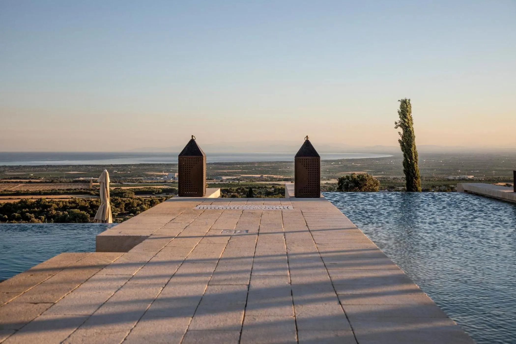 Pool view in Masseria Amastuola Wine Resort