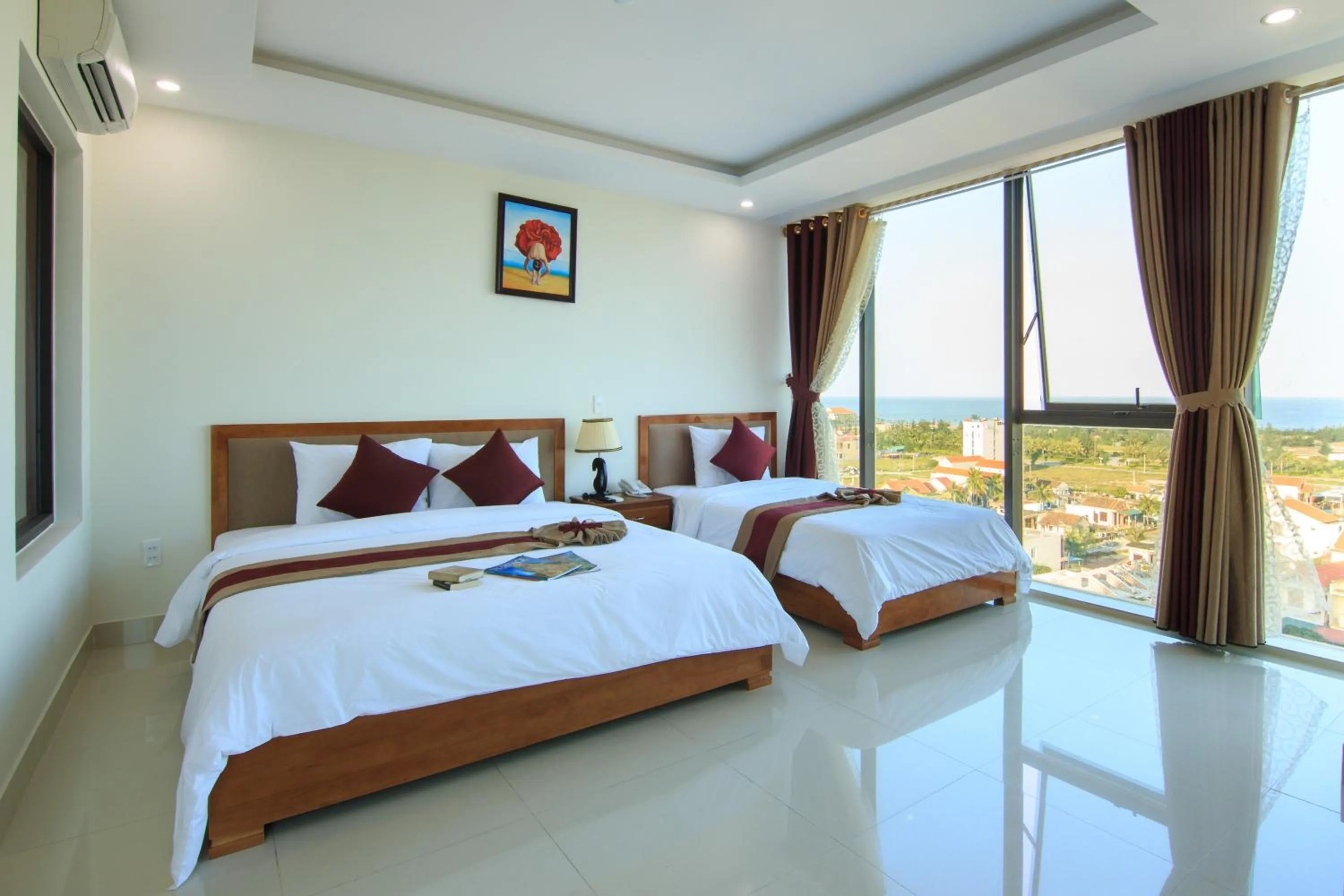 Sea view, Bed in Amanda Hotel
