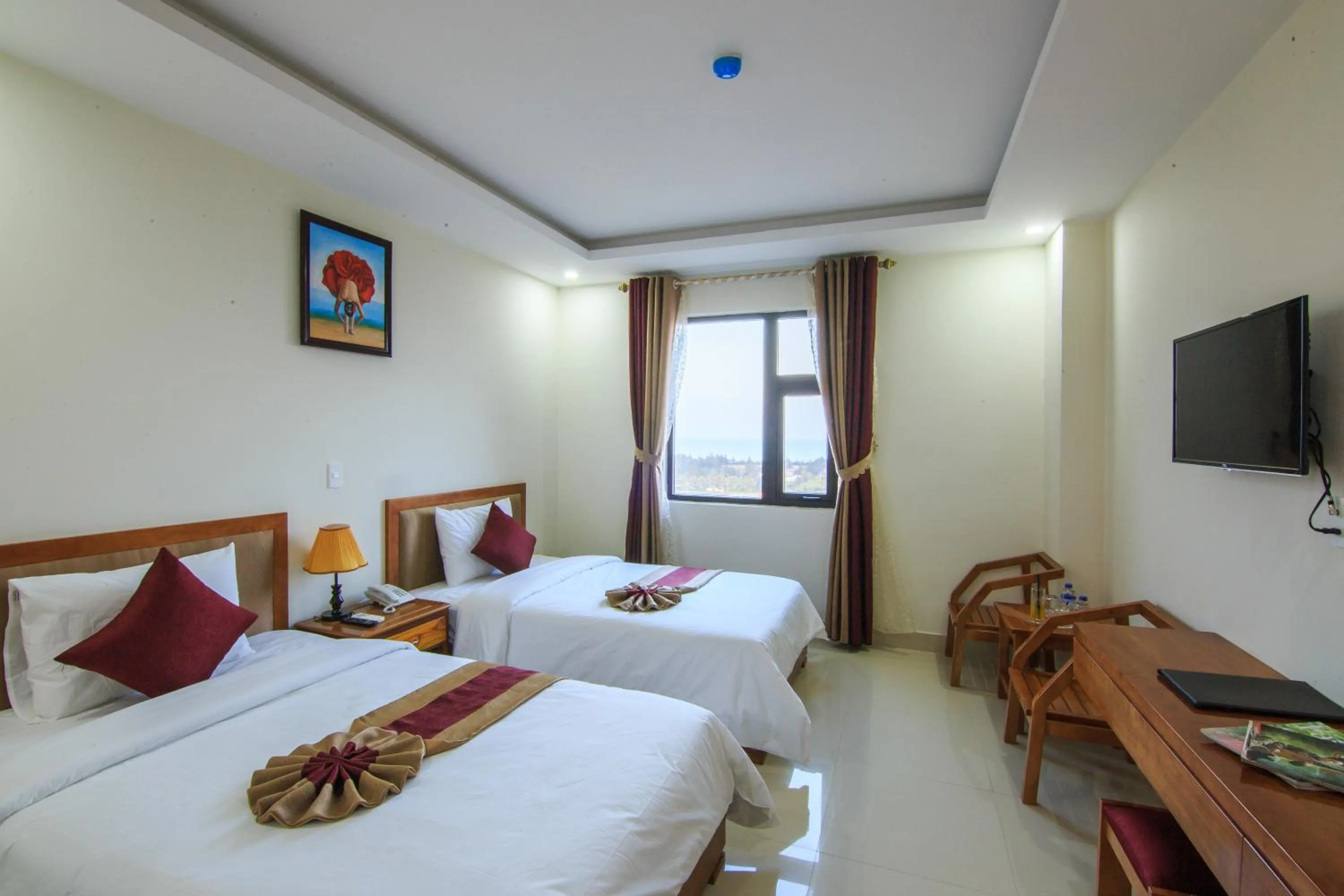 Sea view, Bed in Amanda Hotel