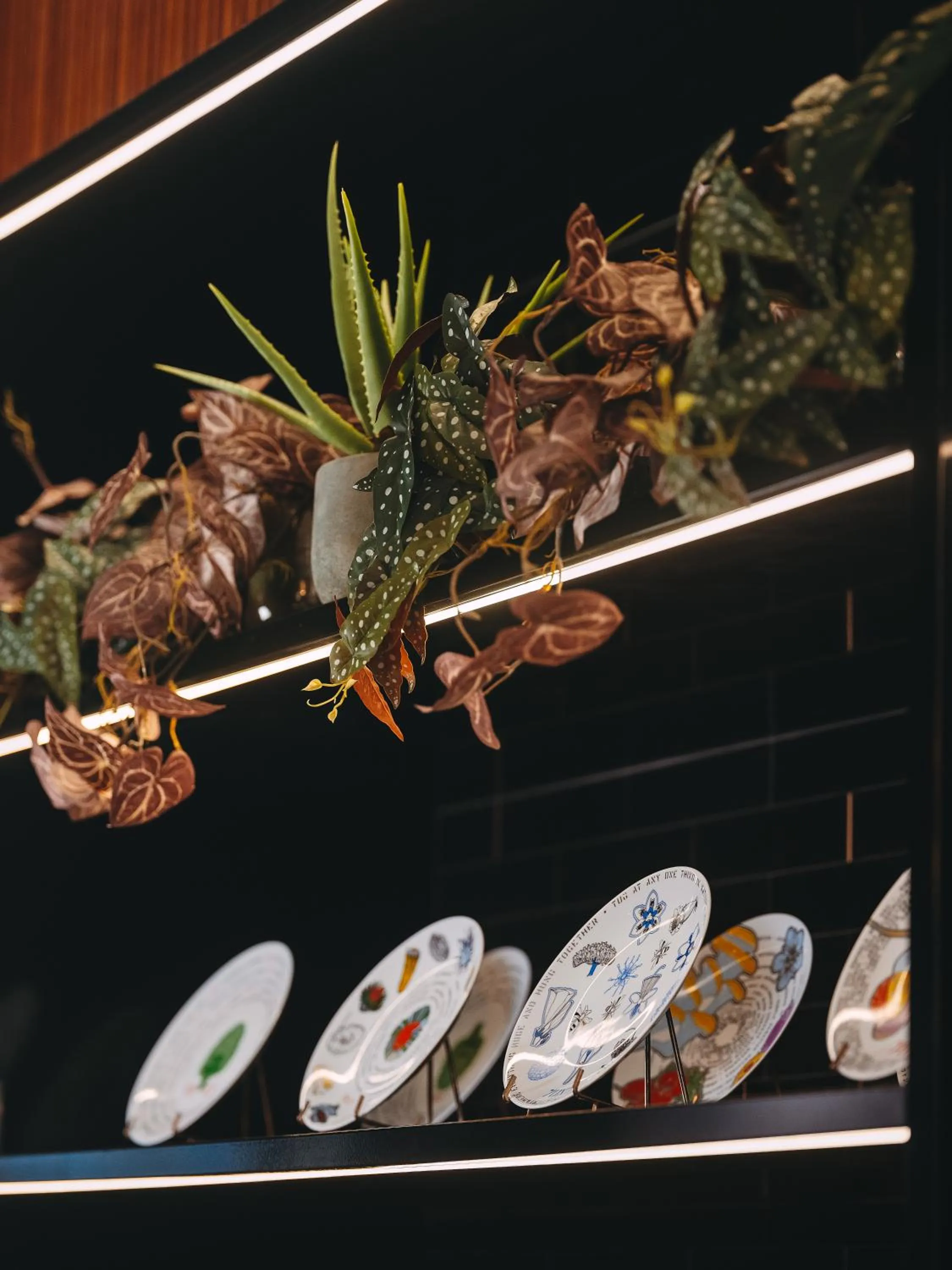 Decorative detail in Drawing Hotel