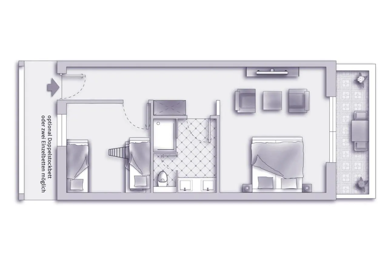 Photo of the whole room in Sonnenresort Ettershaus