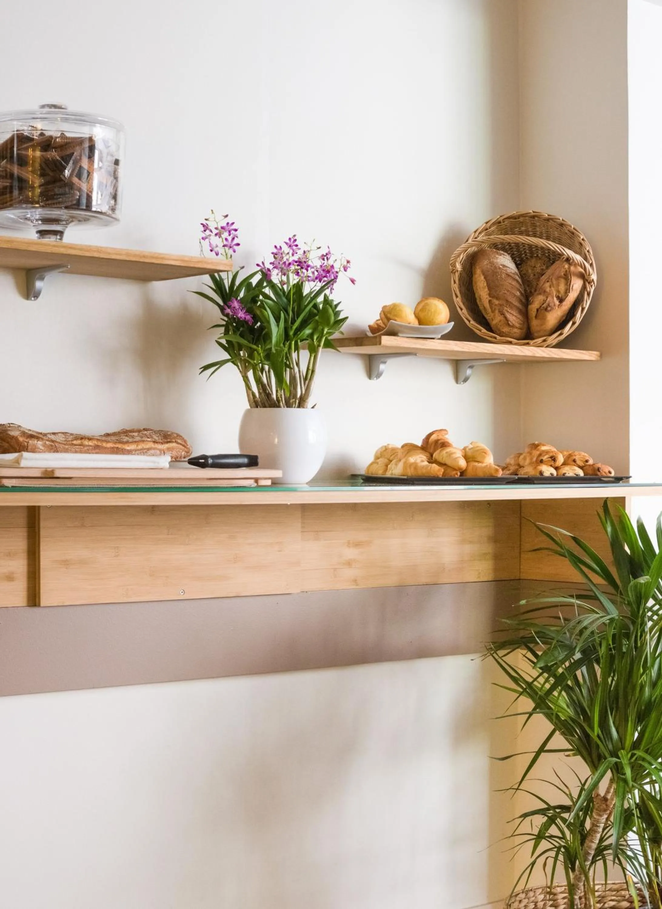 Buffet breakfast in Hotel Le Richemont