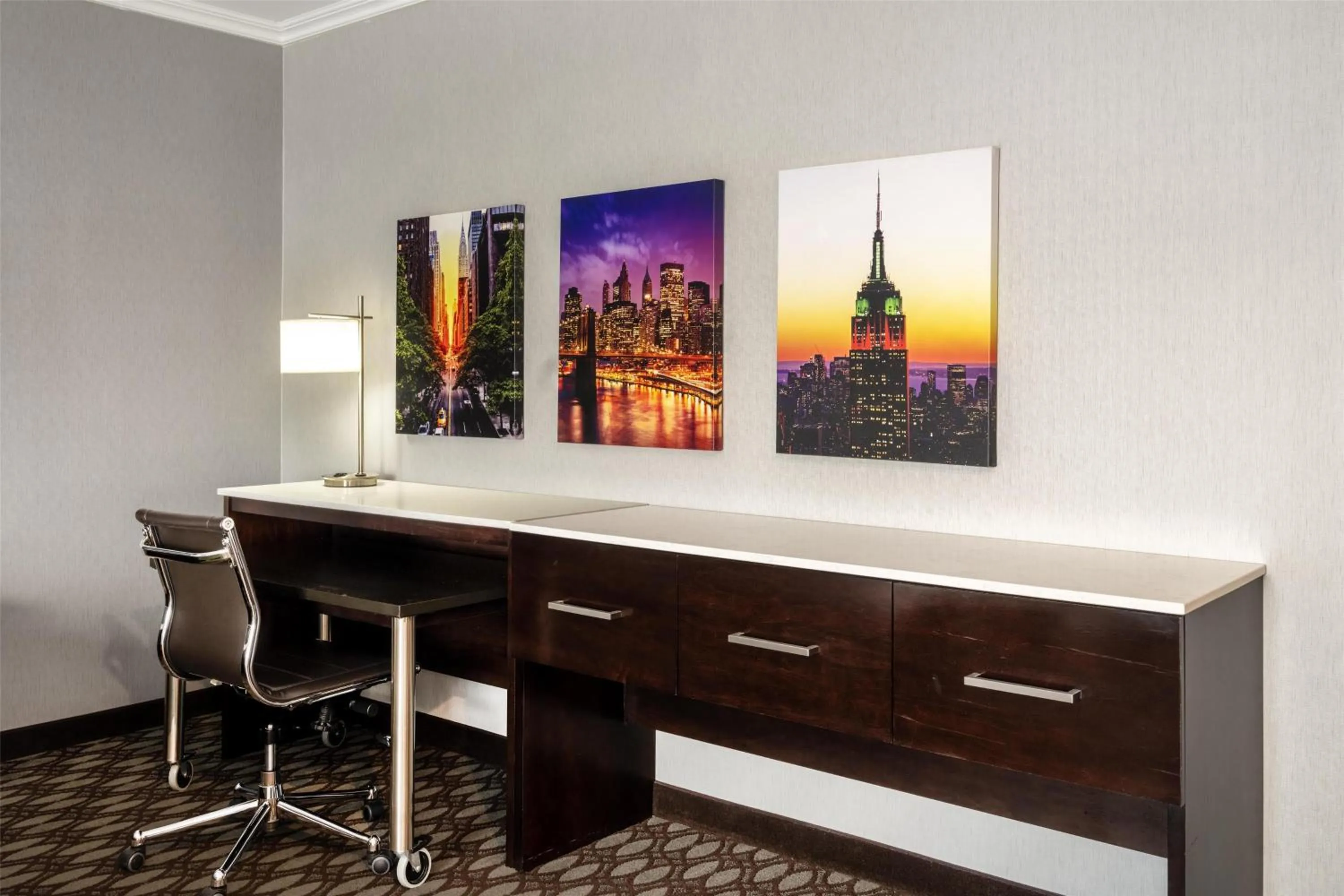 Bedroom in Best Western Premier NYC Gateway Hotel