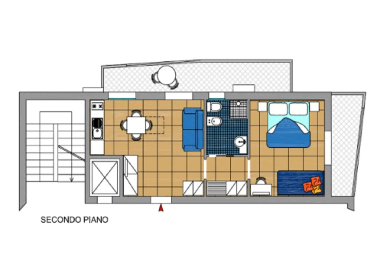 Floor plan in Residence Marzia