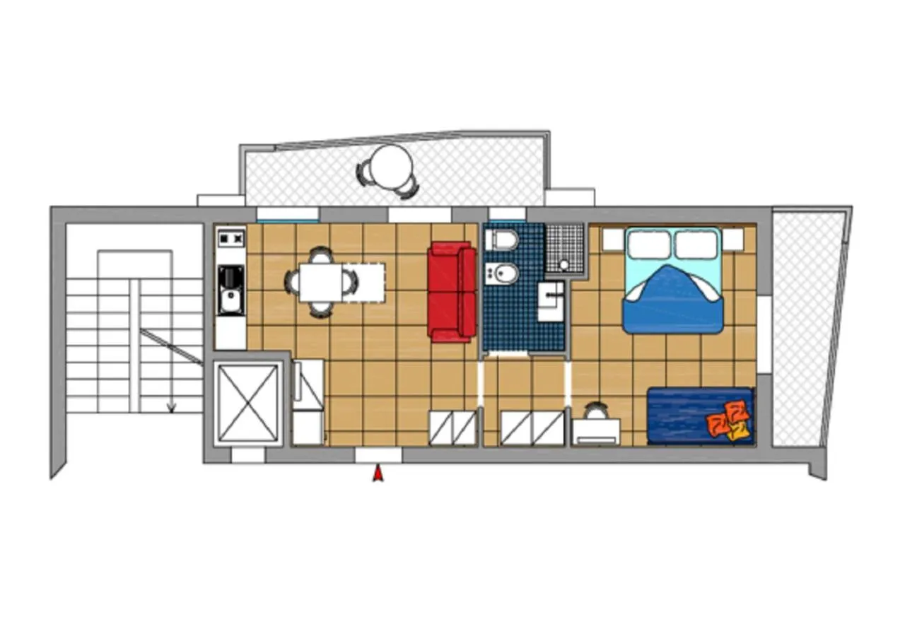 Floor plan in Residence Marzia