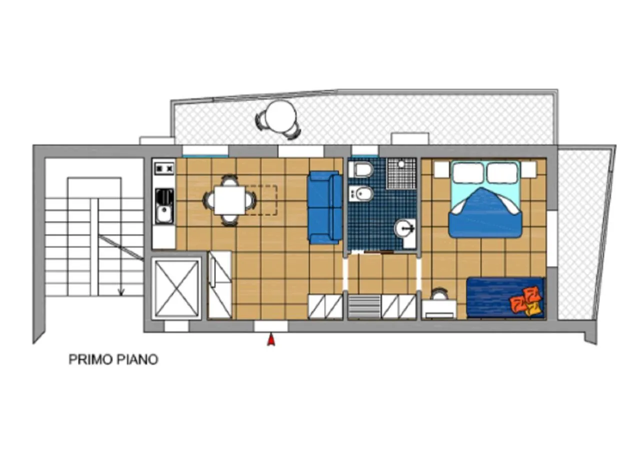 Floor plan in Residence Marzia
