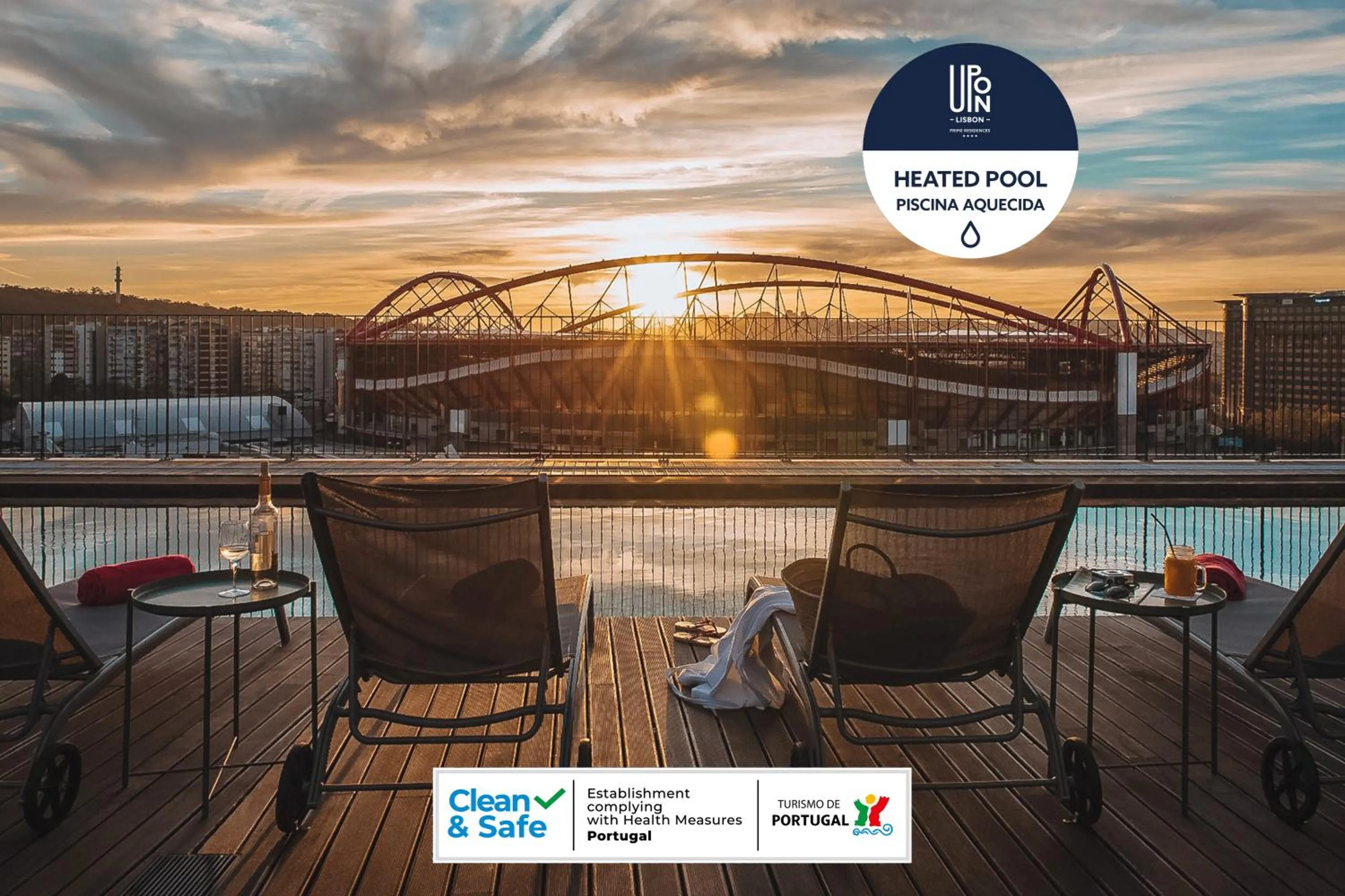 Swimming pool in Upon Lisbon Prime Residences