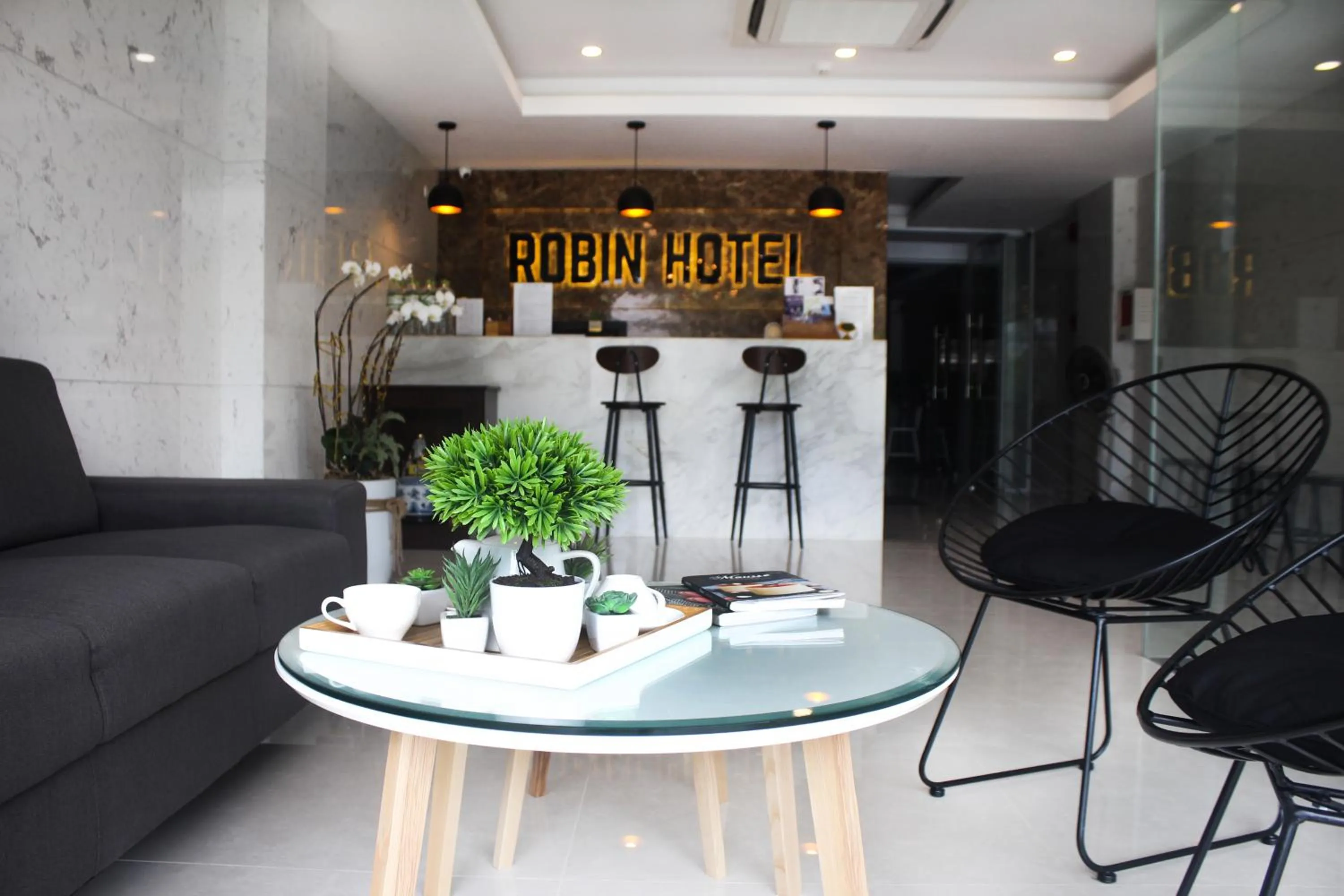 Lobby or reception in Robin Hotel Danang