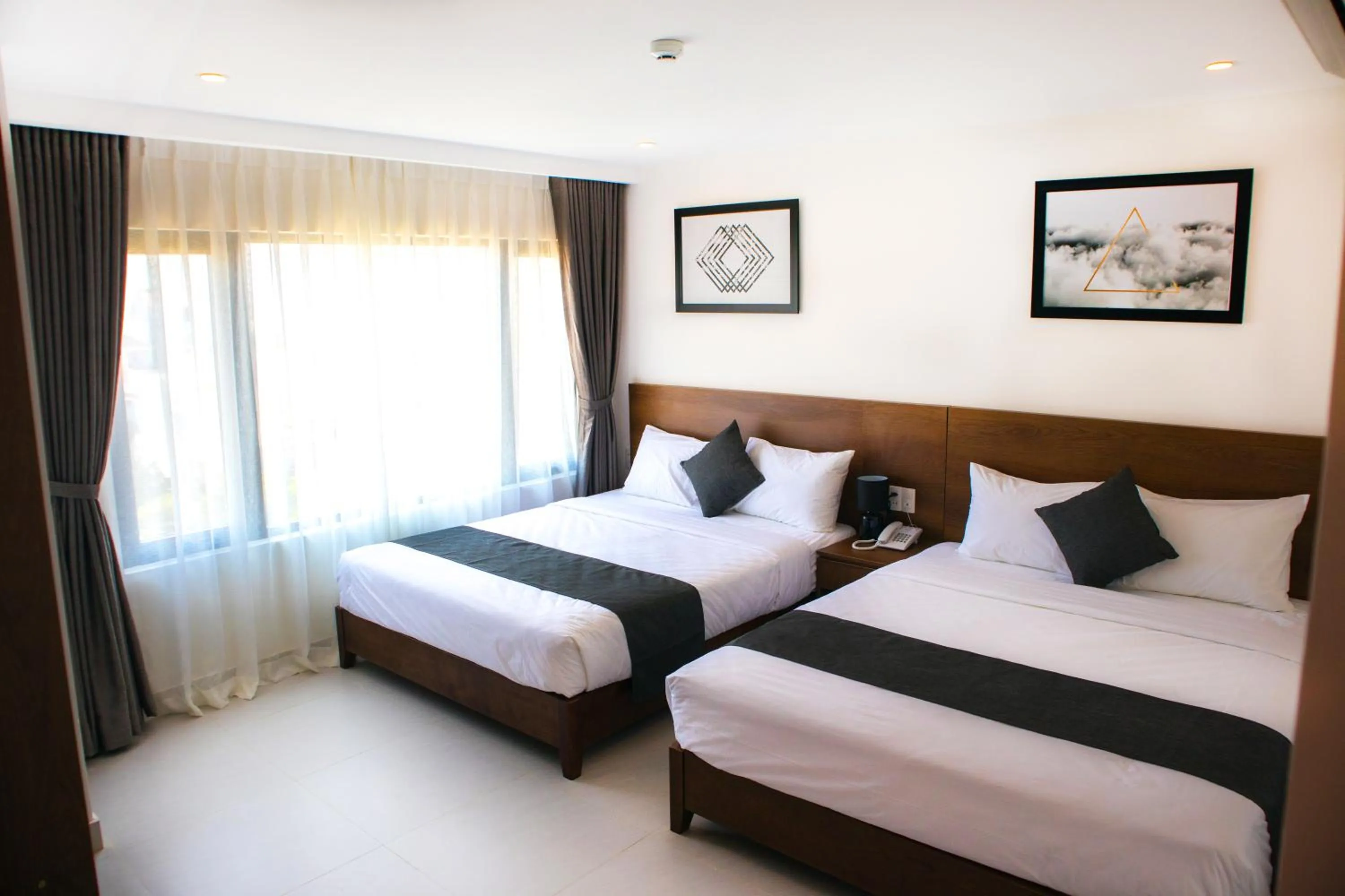 Bed in Robin Hotel Danang