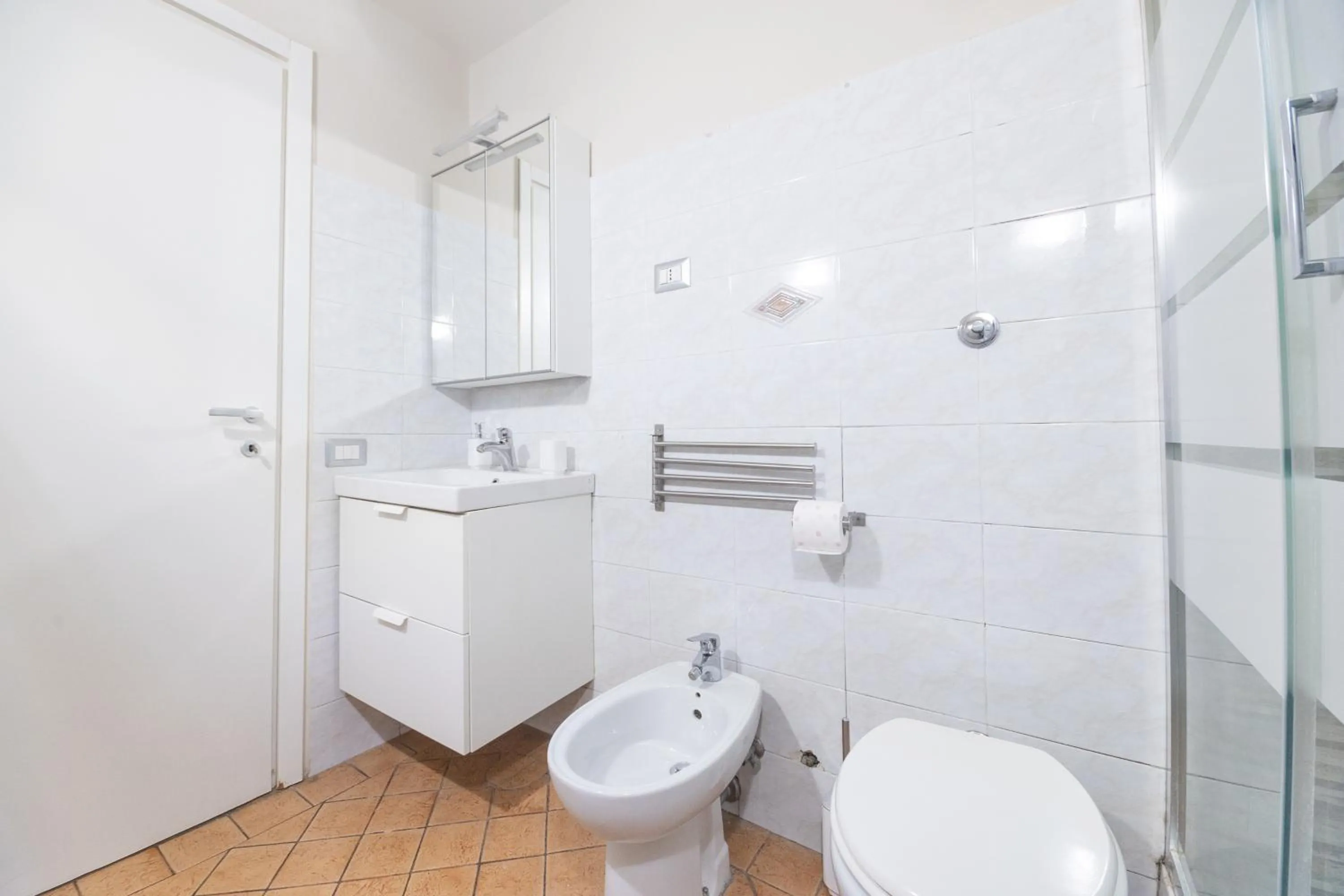 Bathroom in Le Piazze di Roma Sweet Apartment