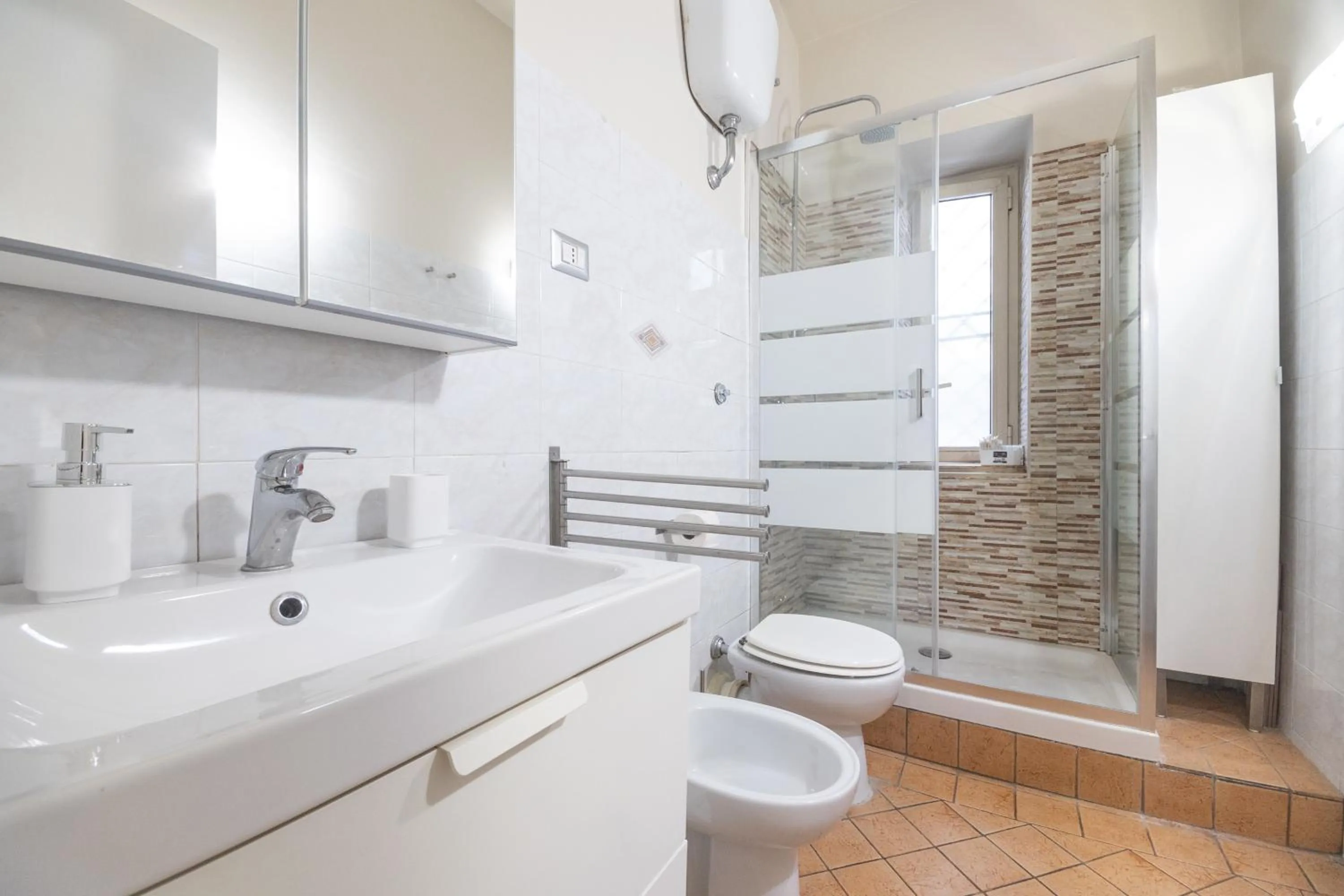 Bathroom in Le Piazze di Roma Sweet Apartment