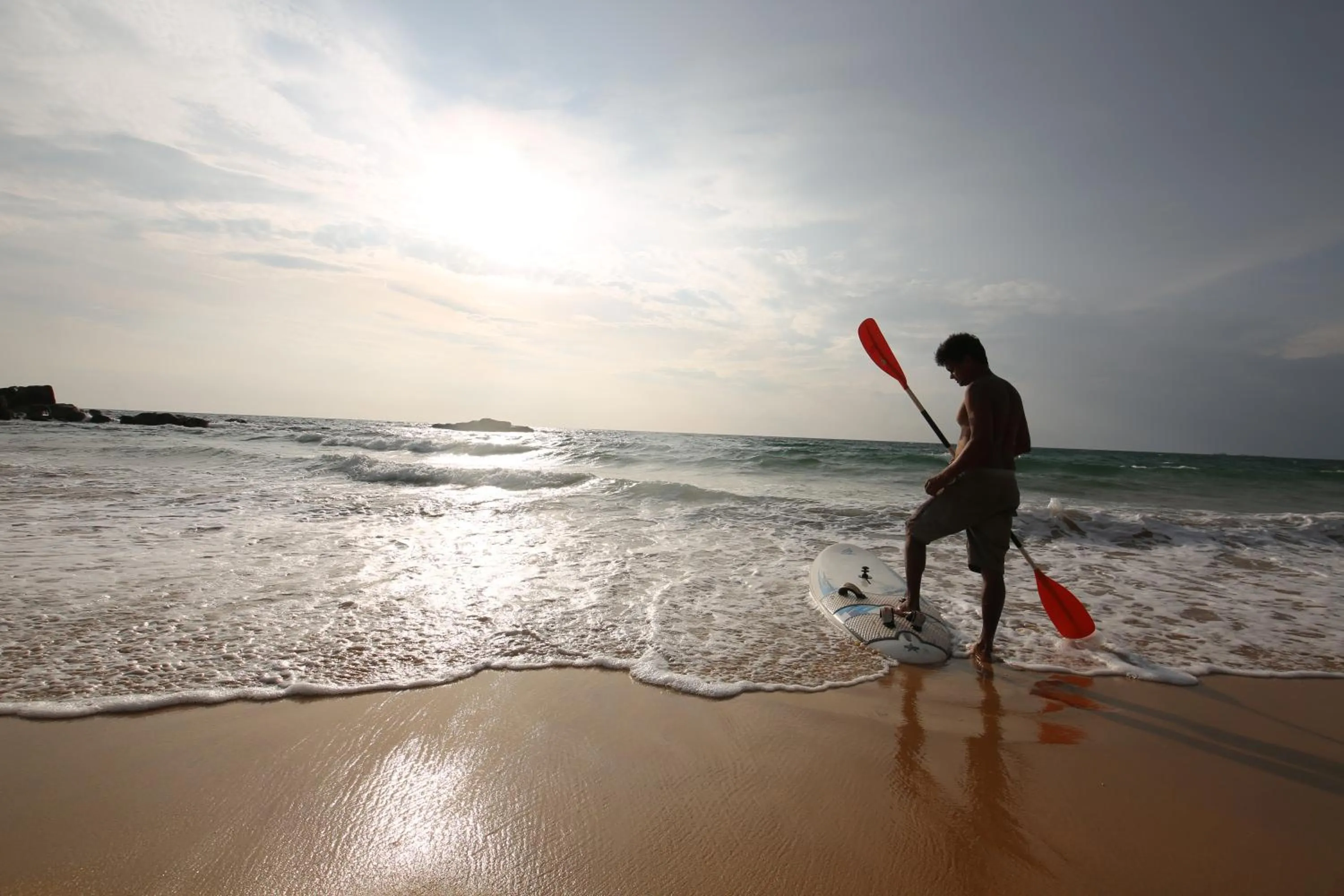 Windsurfing in Villa crocodile beach