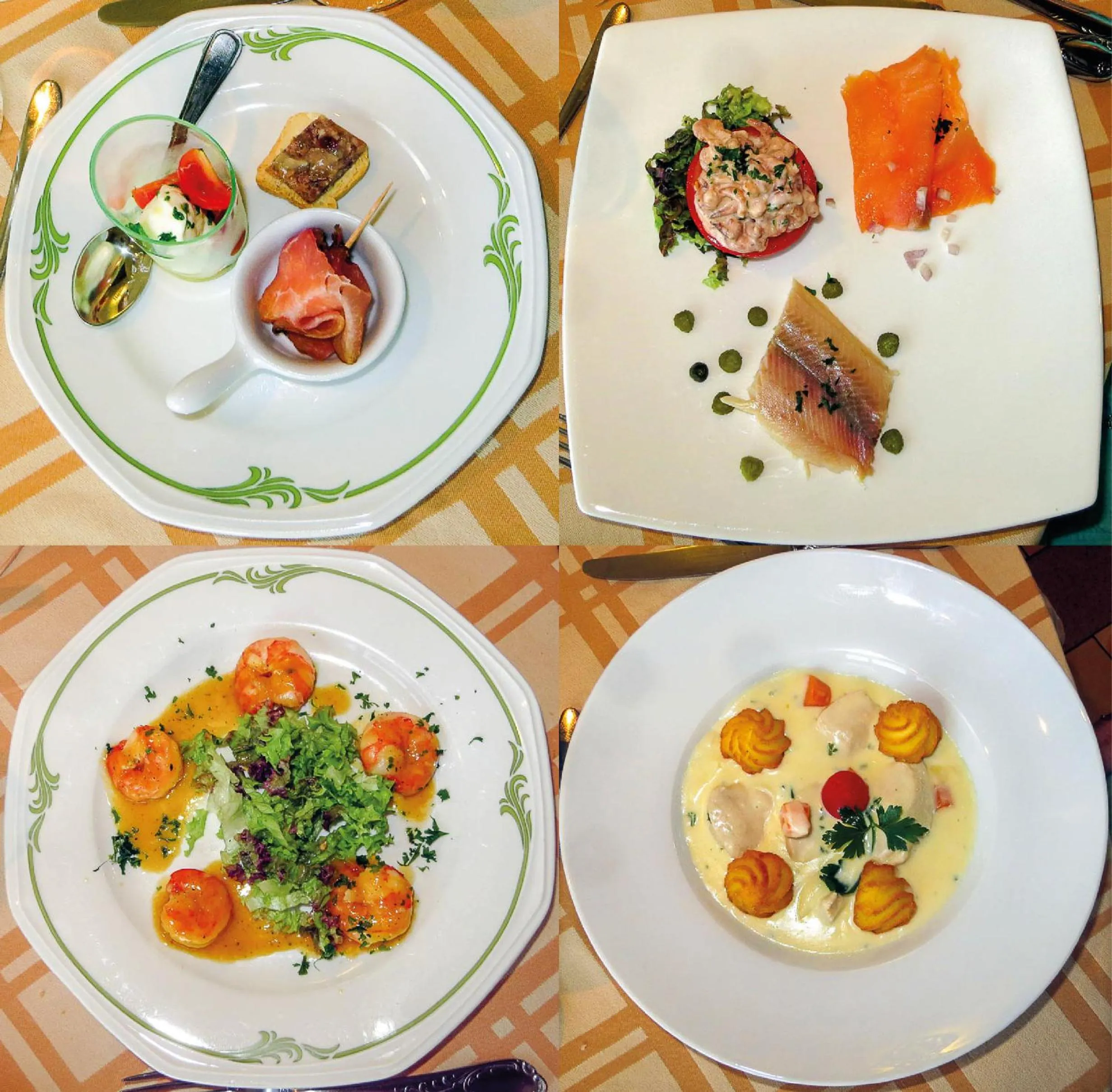 Food close-up in Hôtel du Fort