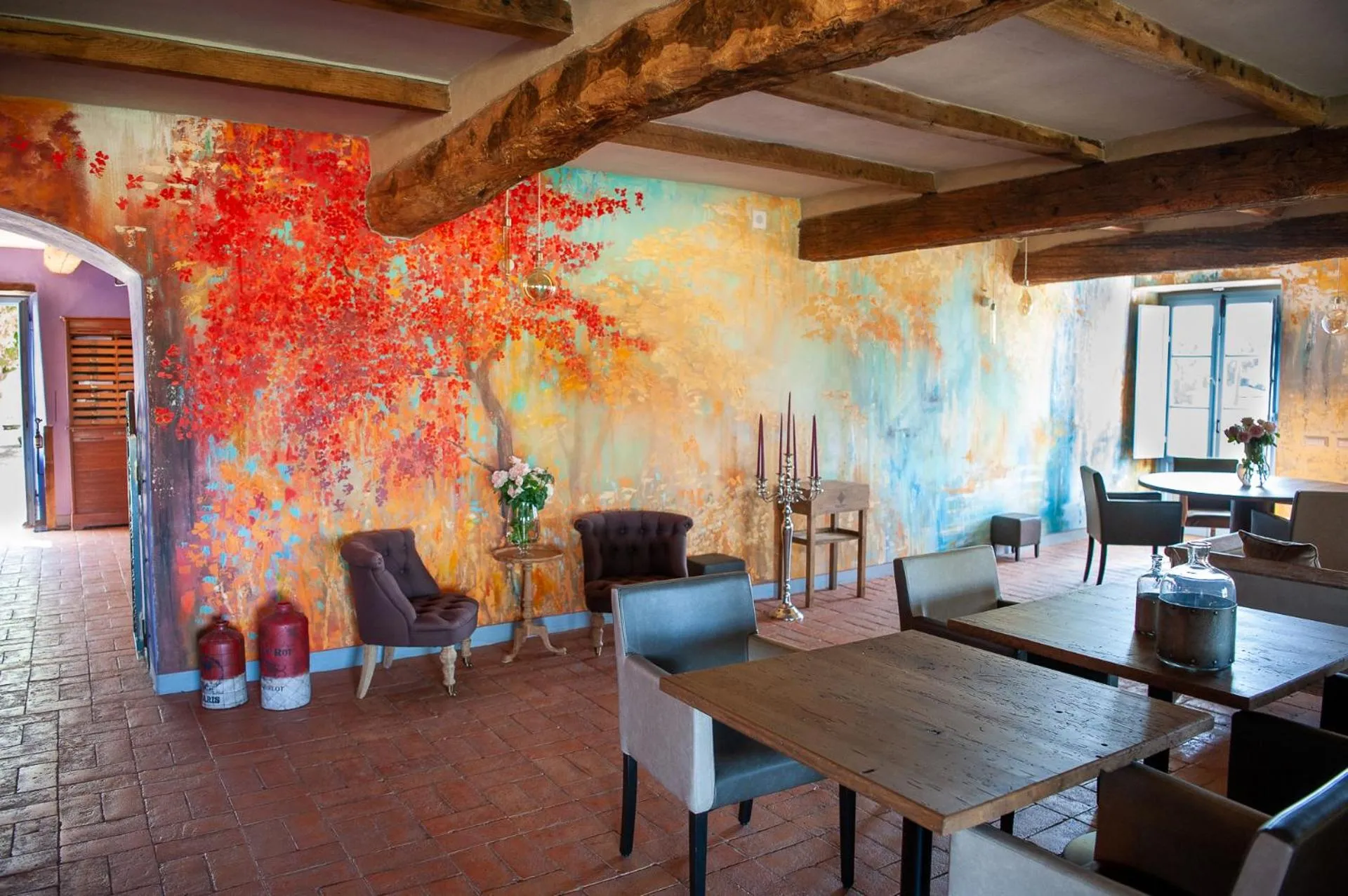 Living room in Tenuta Le Tre Virtù