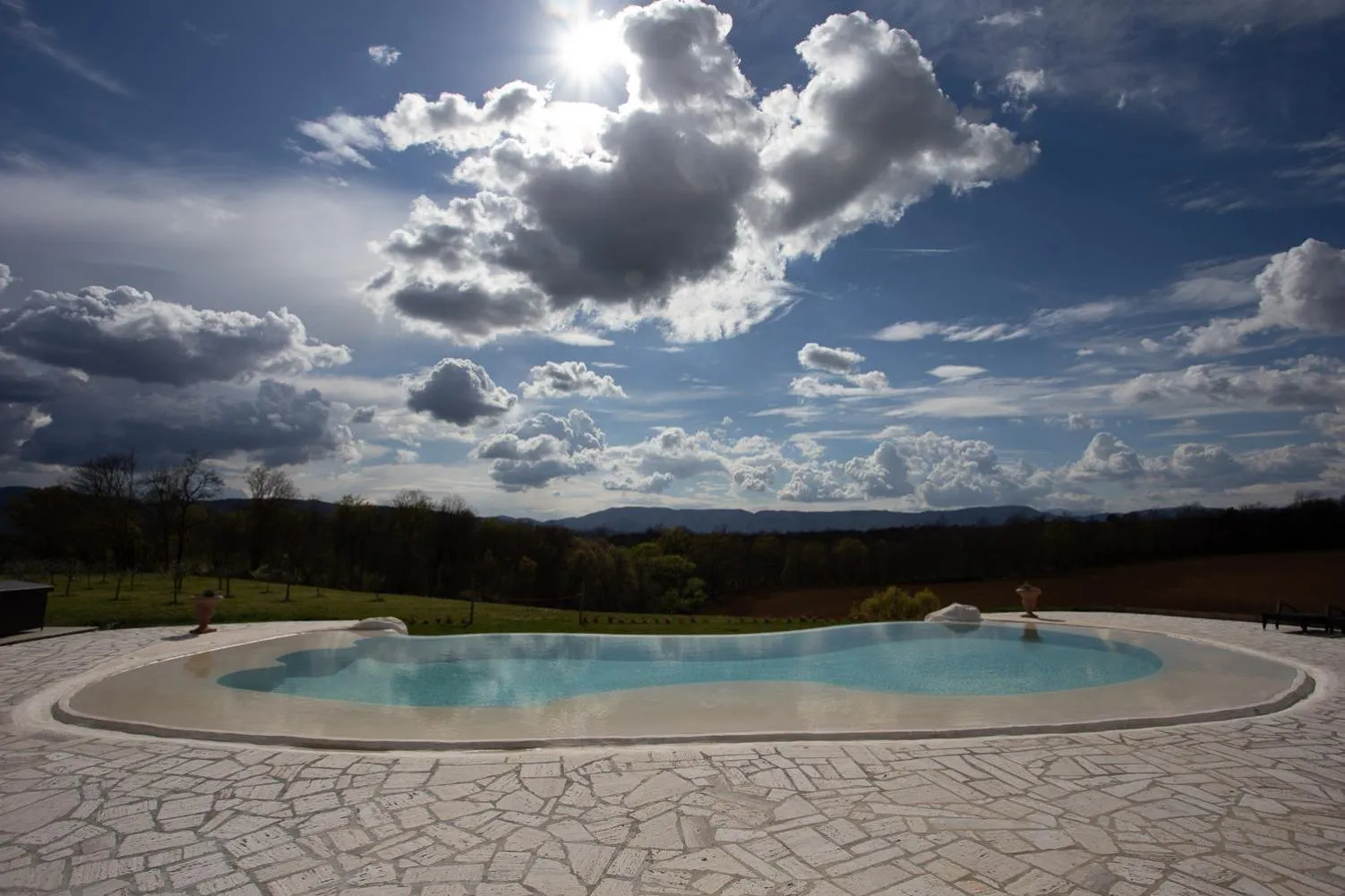 Swimming pool in Tenuta Le Tre Virtù