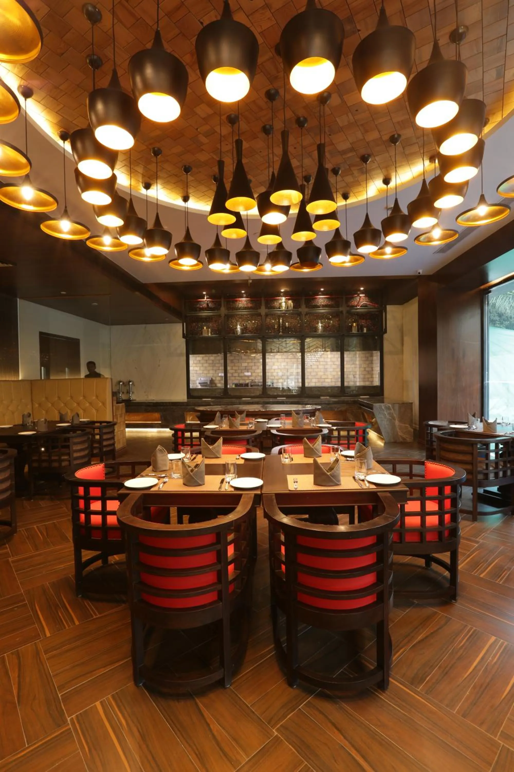 Dining area in Ramada Encore Jalandhar