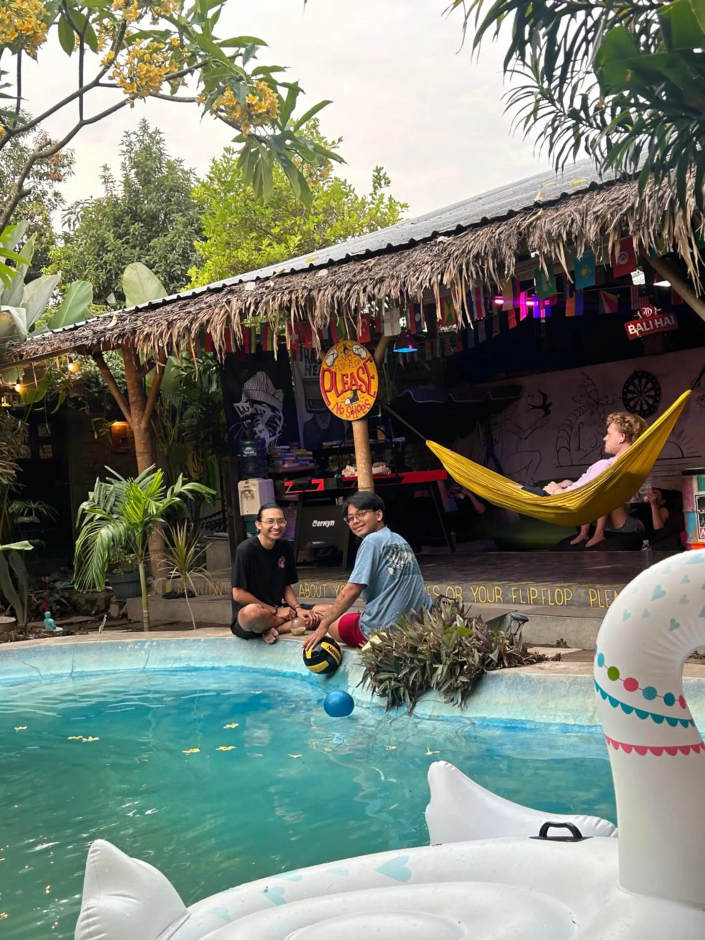 Natural landscape in Losmanos Hostel