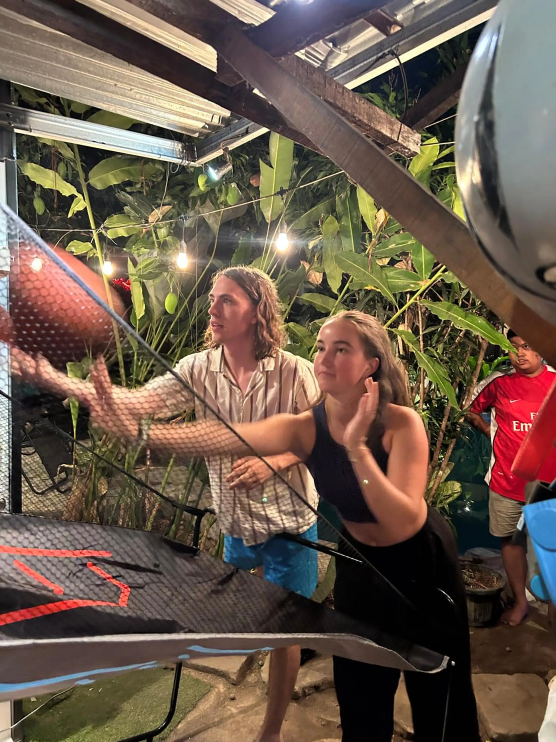 group of guests in Losmanos Hostel