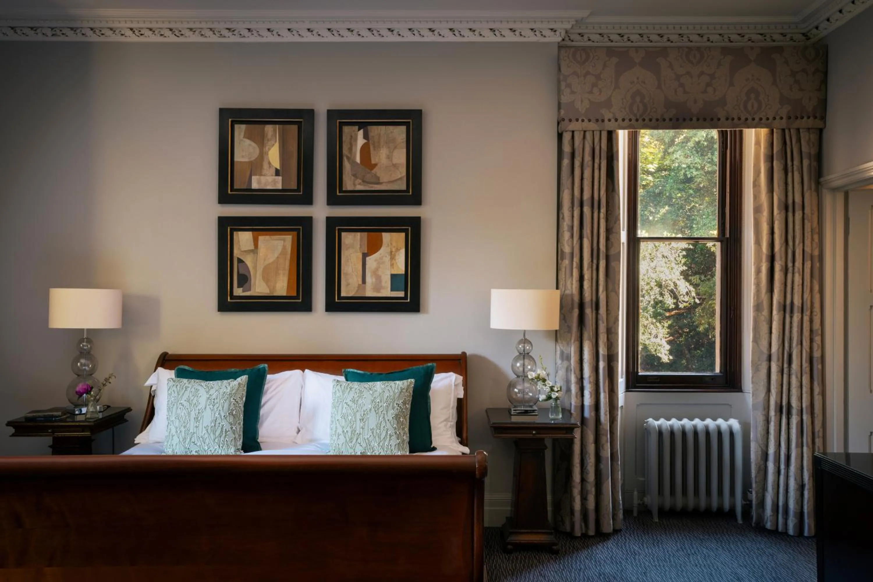 Bedroom, Bed in Nutfield Priory Hotel & Spa