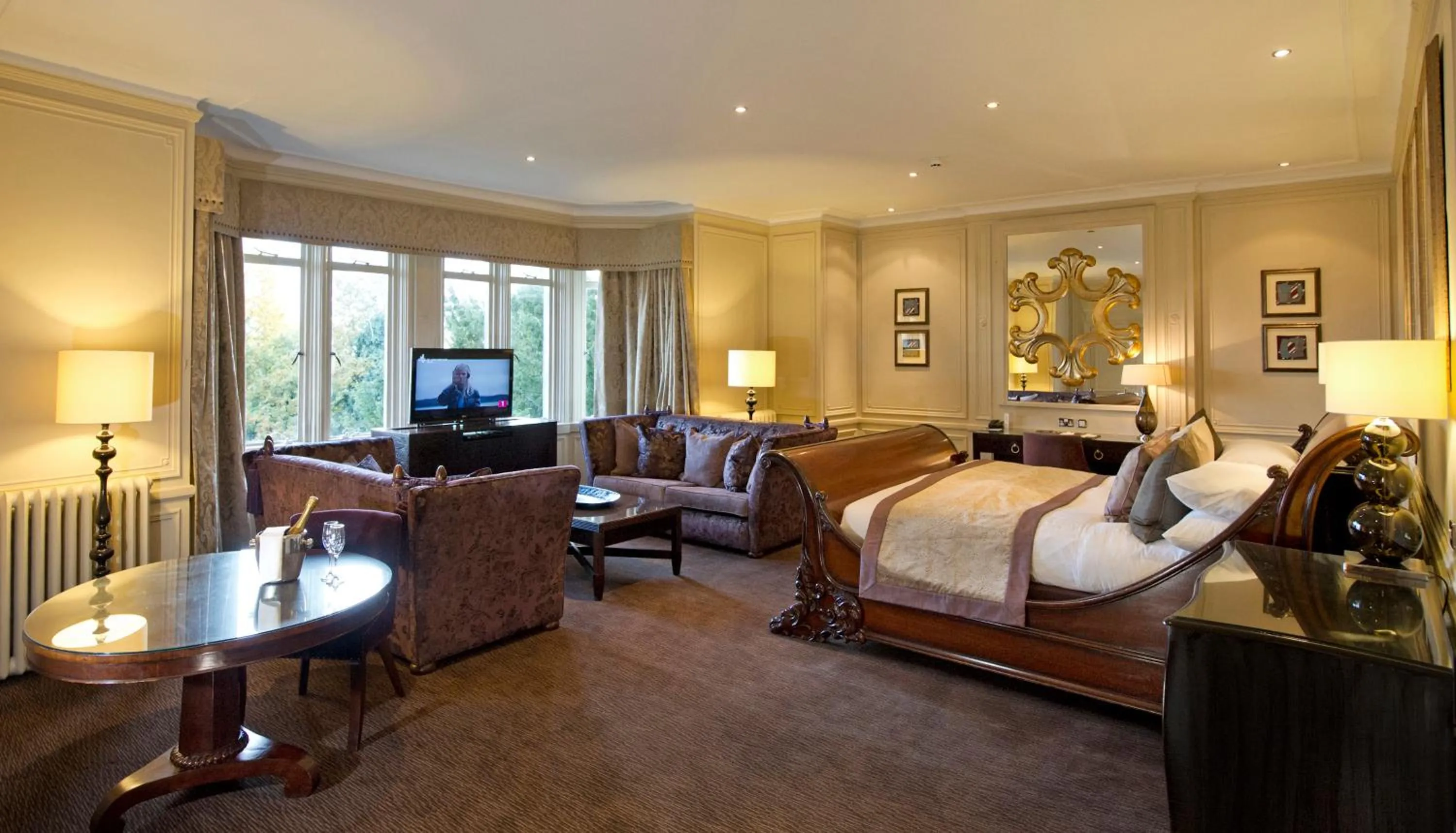 Bed in Nutfield Priory Hotel & Spa