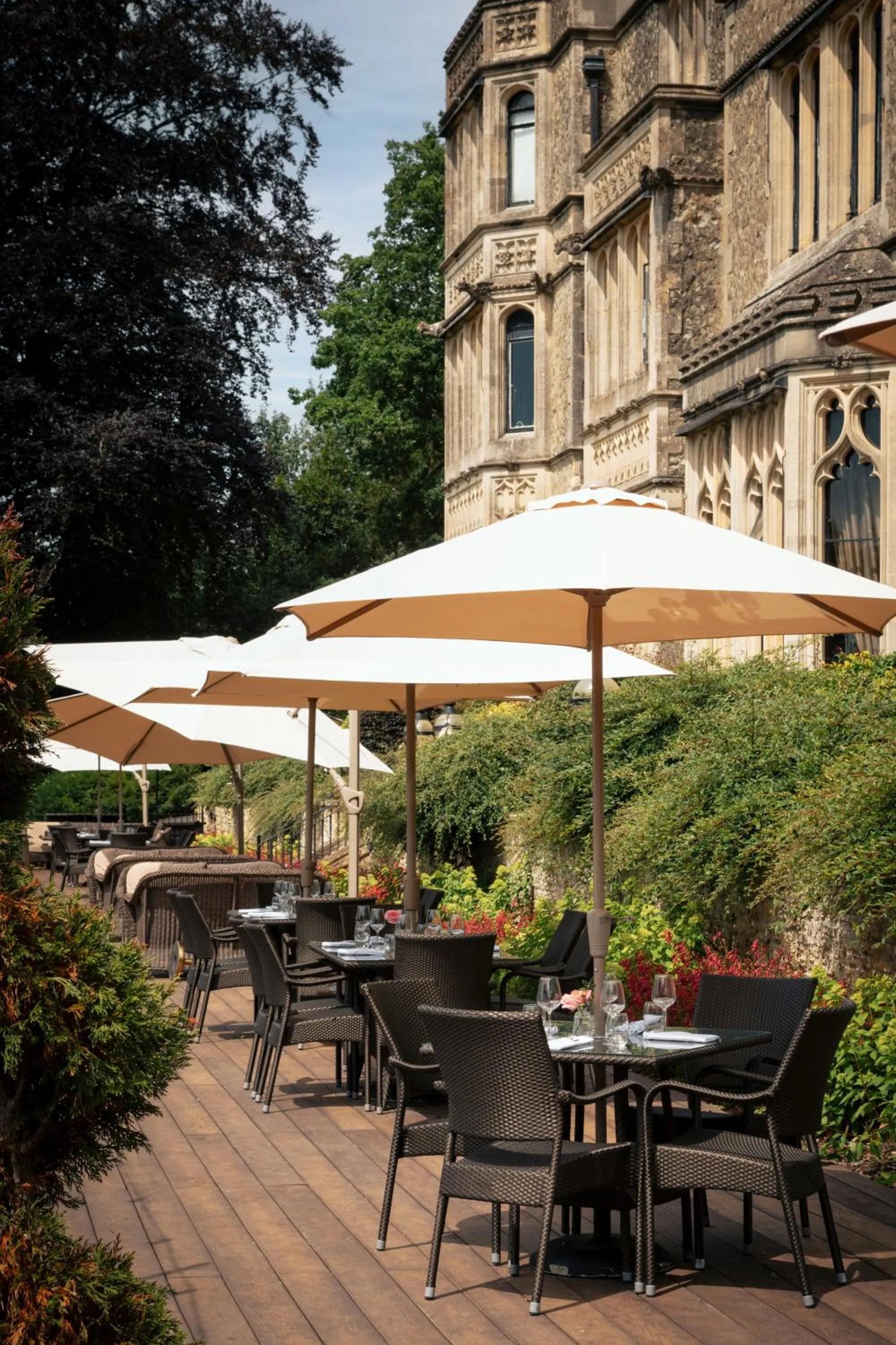 Patio in Nutfield Priory Hotel & Spa