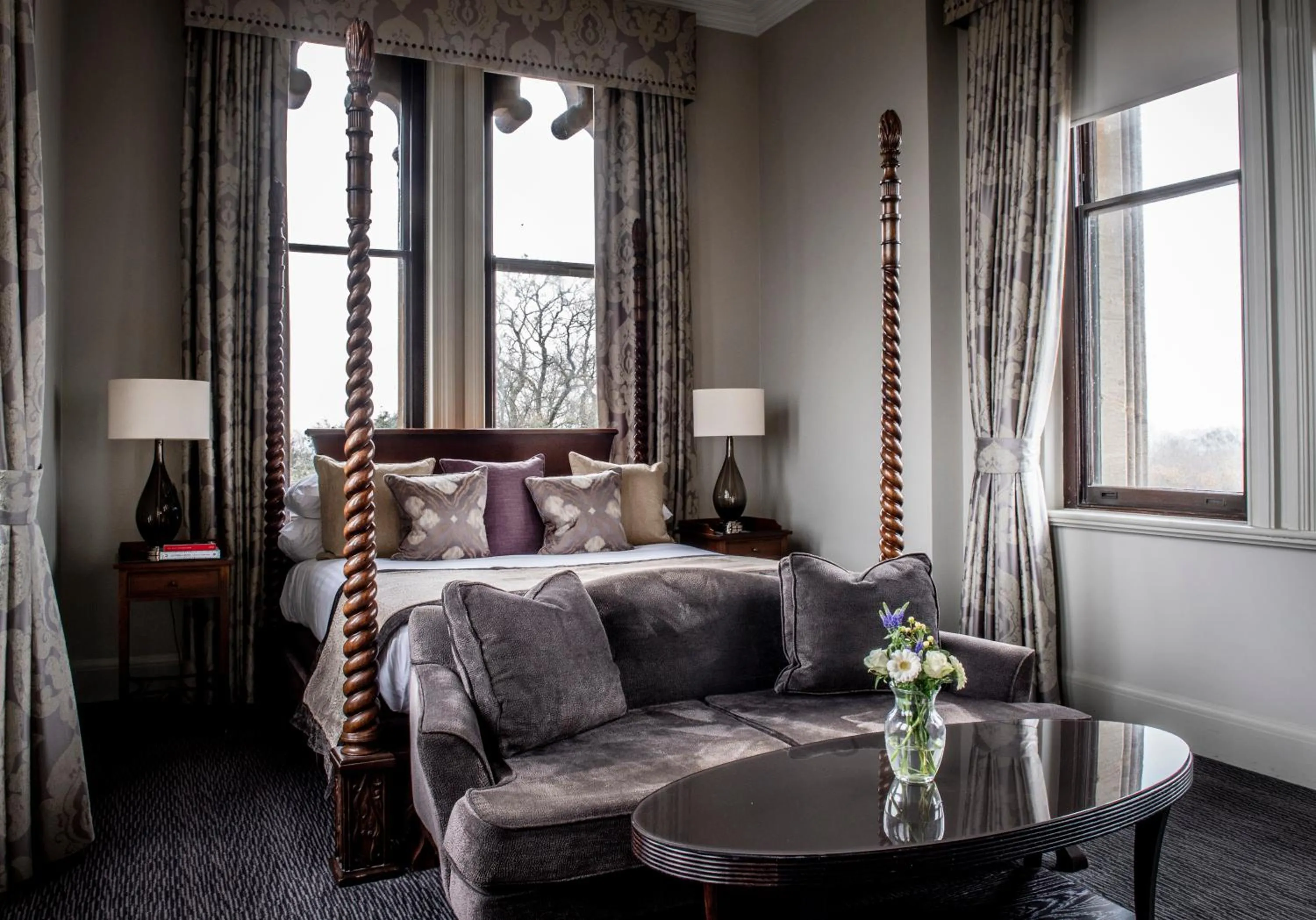 Bedroom, Bed in Nutfield Priory Hotel & Spa