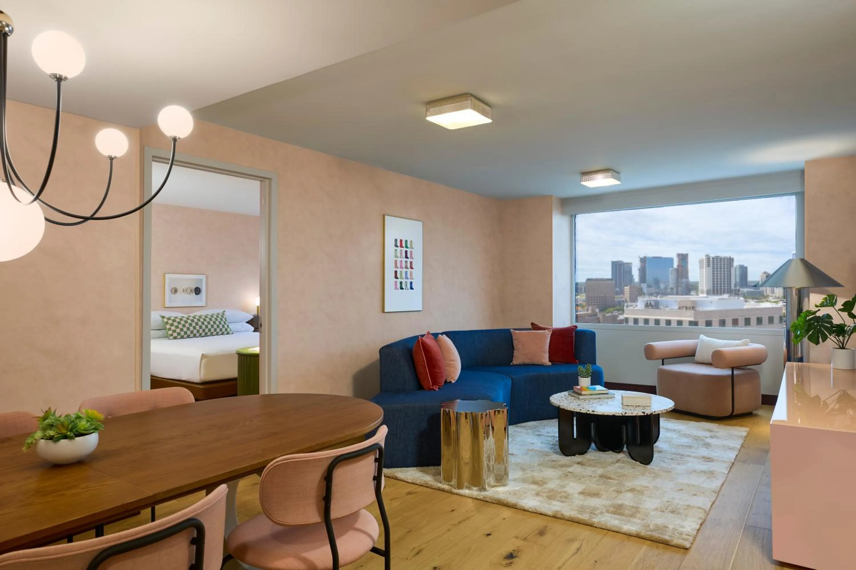 Living room in Downright Austin, A Renaissance Hotel