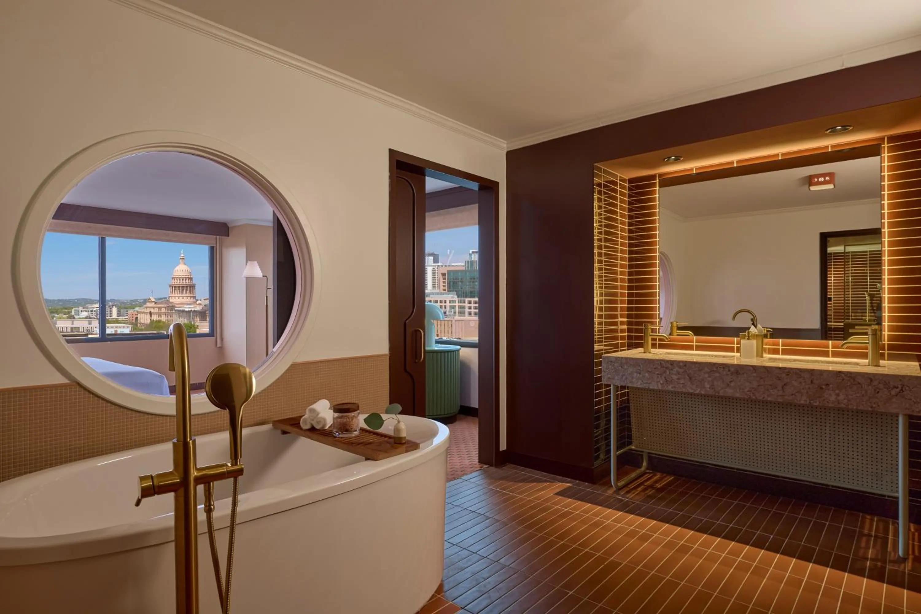 Bathroom in Downright Austin, A Renaissance Hotel