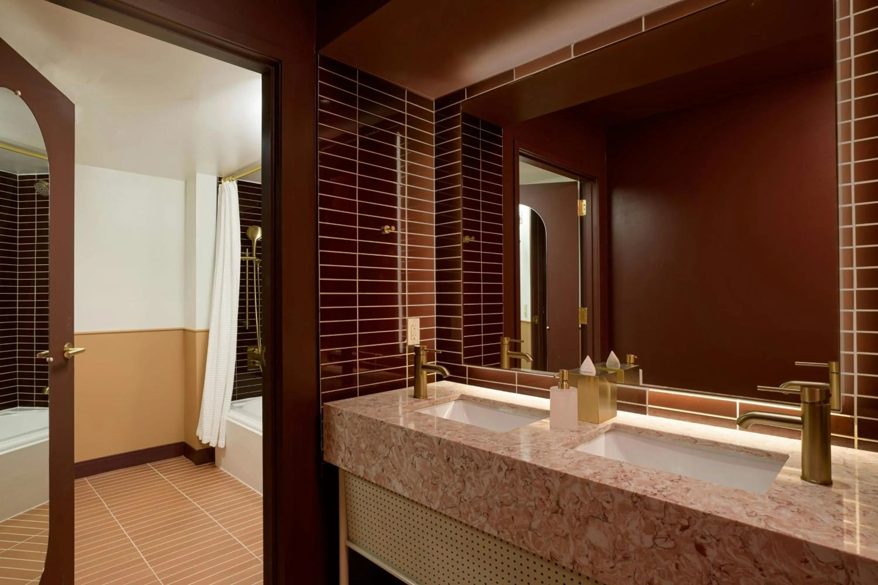 Bathroom in Downright Austin, A Renaissance Hotel