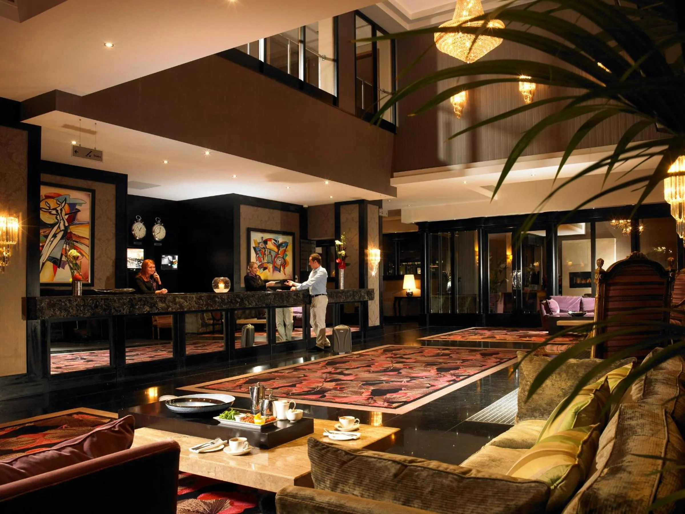 Lobby or reception in Ashling Hotel Dublin