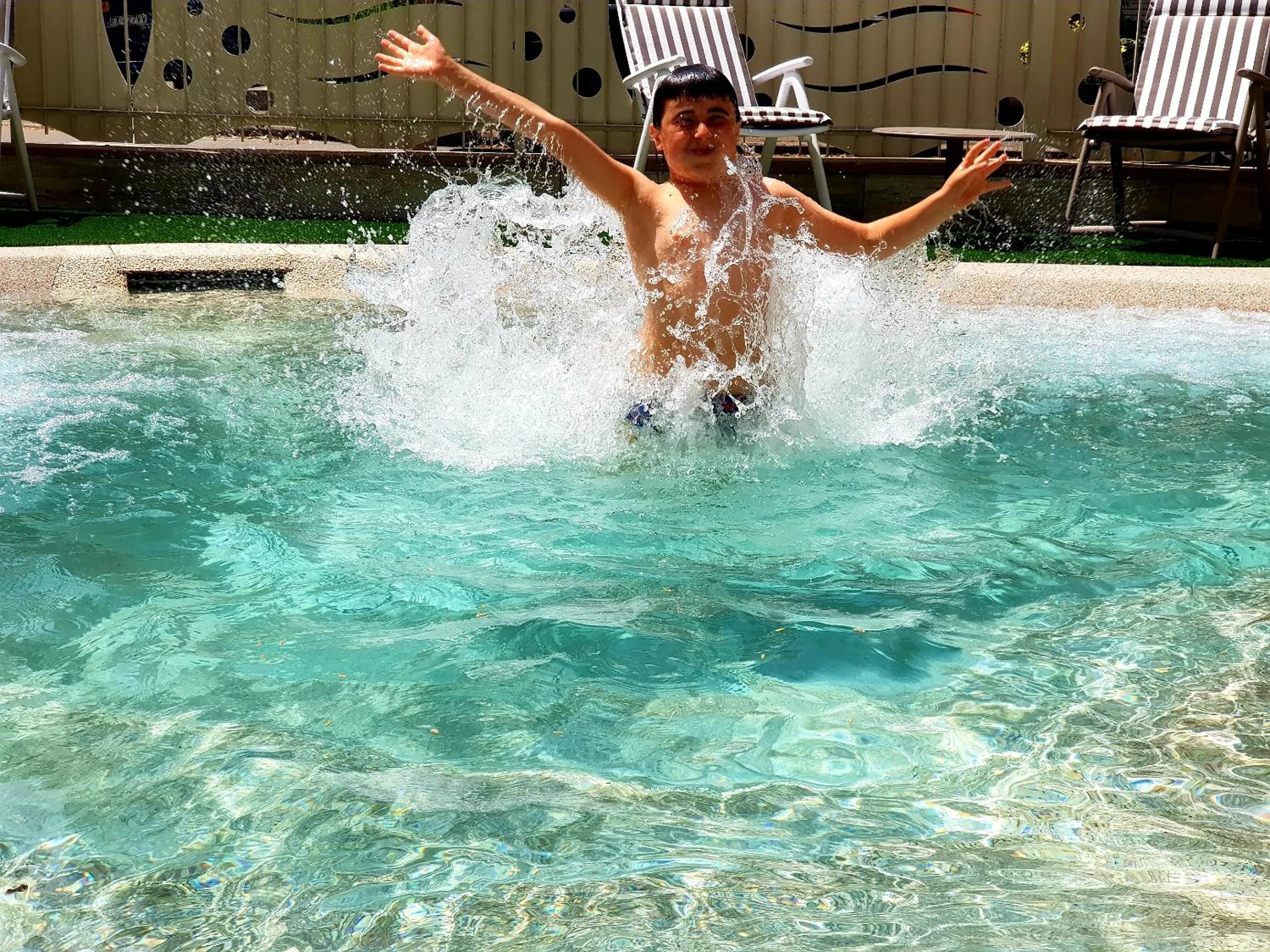 Swimming pool in Hotel Gioiosa
