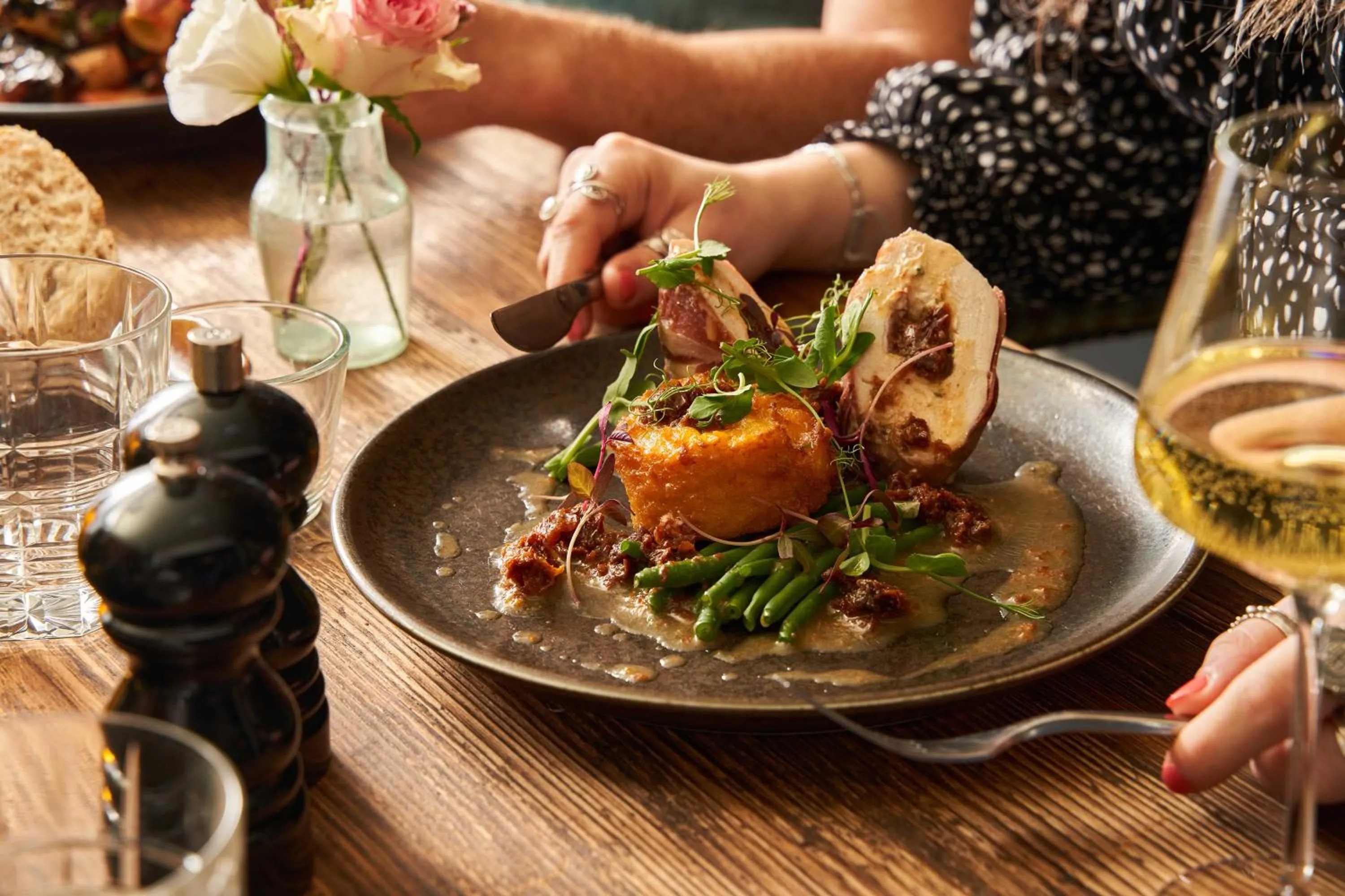 Food and drinks in Mill on the Exe