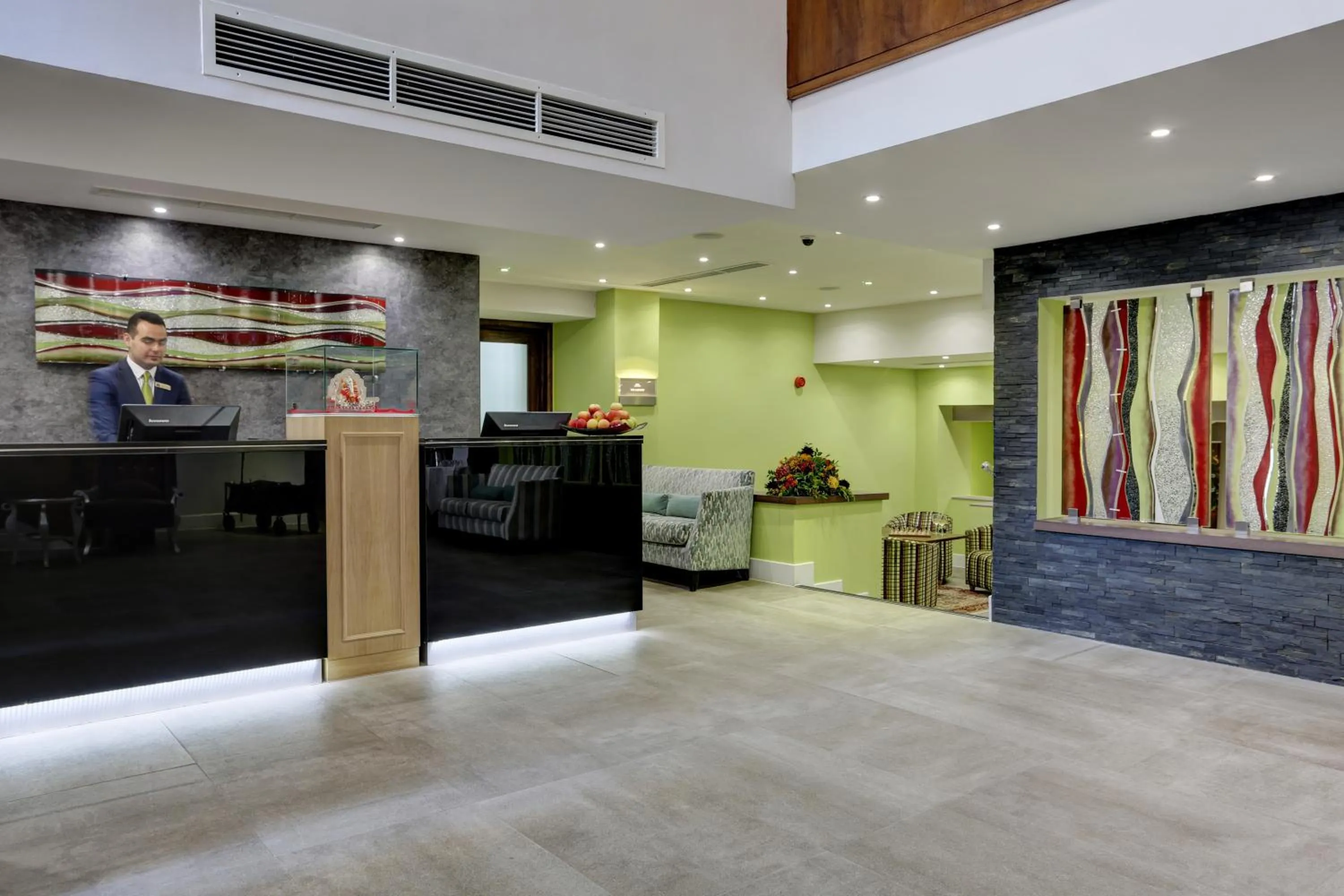 Lobby or reception in Frensham Pond Country House Hotel & Spa