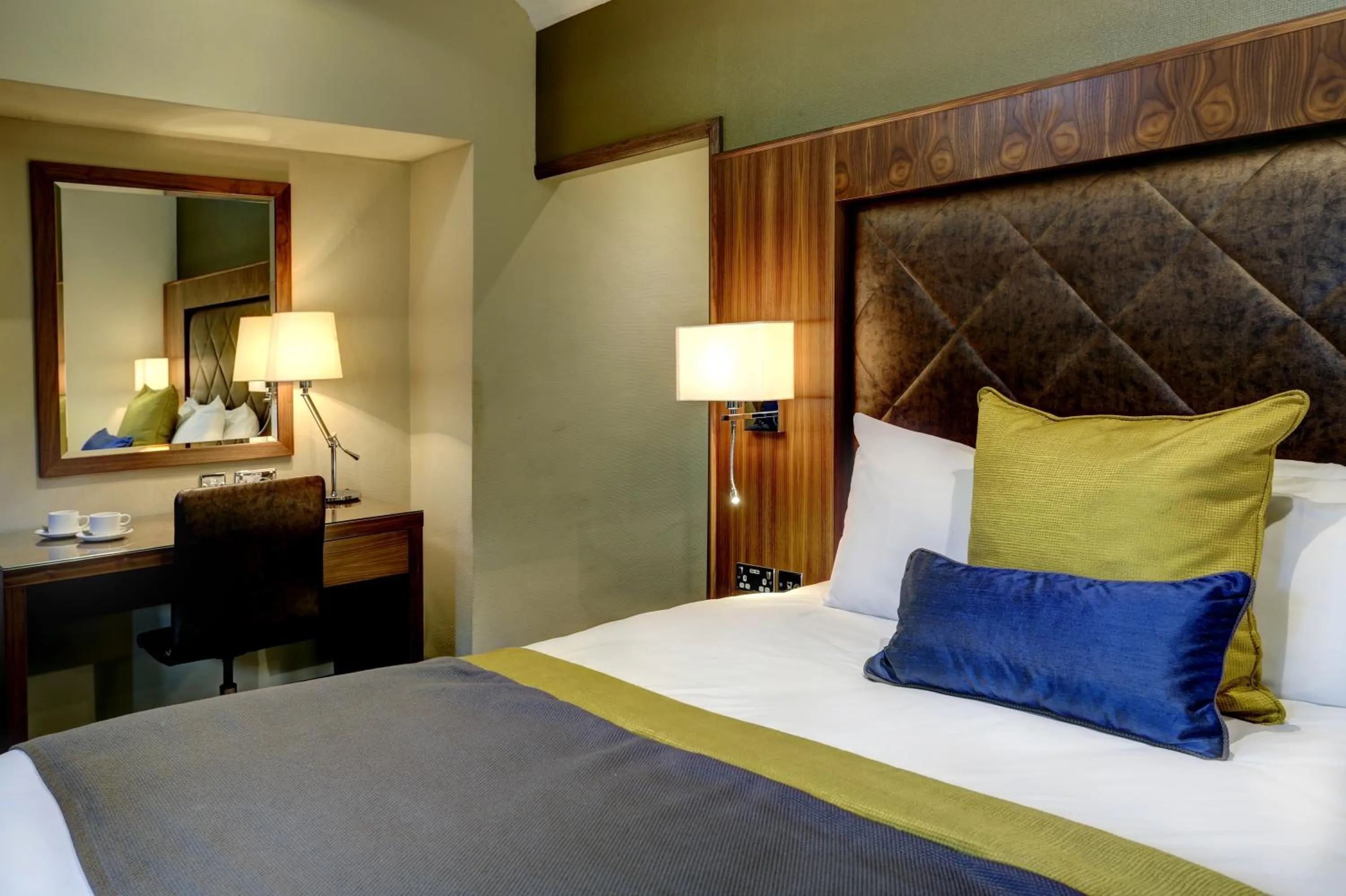 Bedroom, Bed in Frensham Pond Country House Hotel & Spa