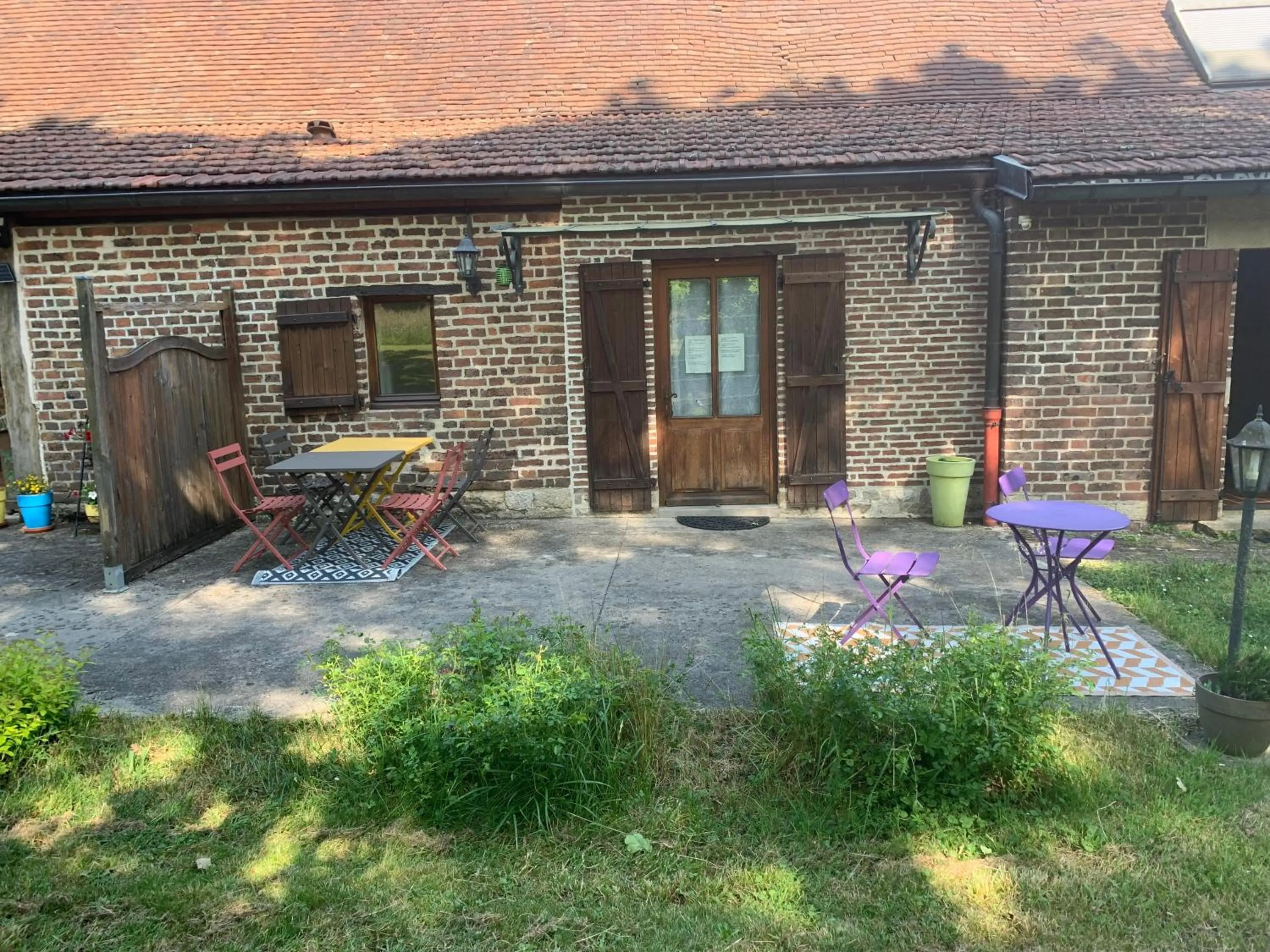 Patio in La ferme d'aristide